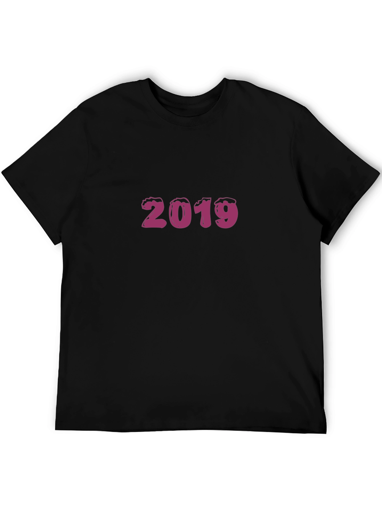 2019 Graphic Tee - Stylish Black T-Shirt