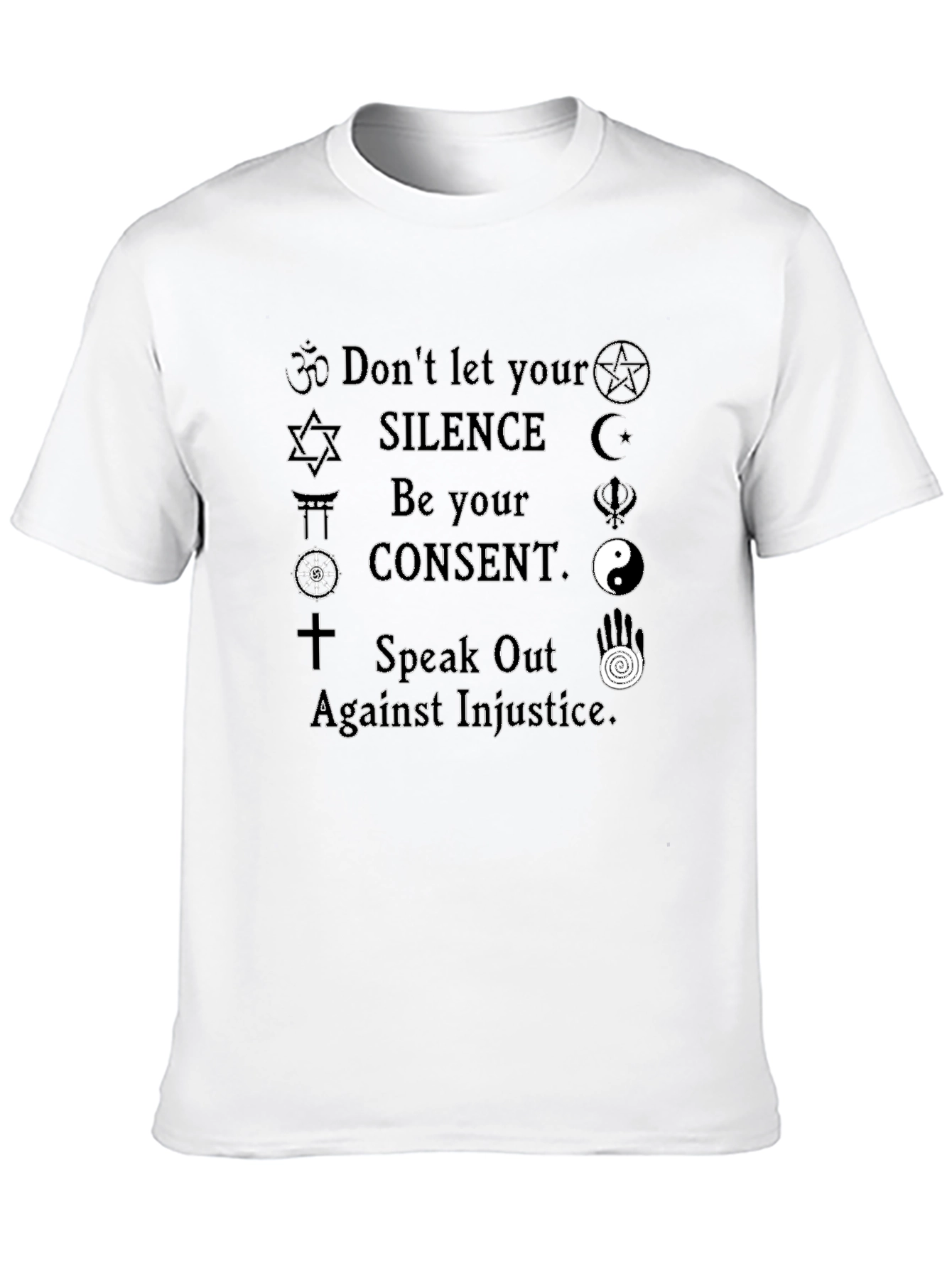 Religious Symbol Speak Out T-Shirt
