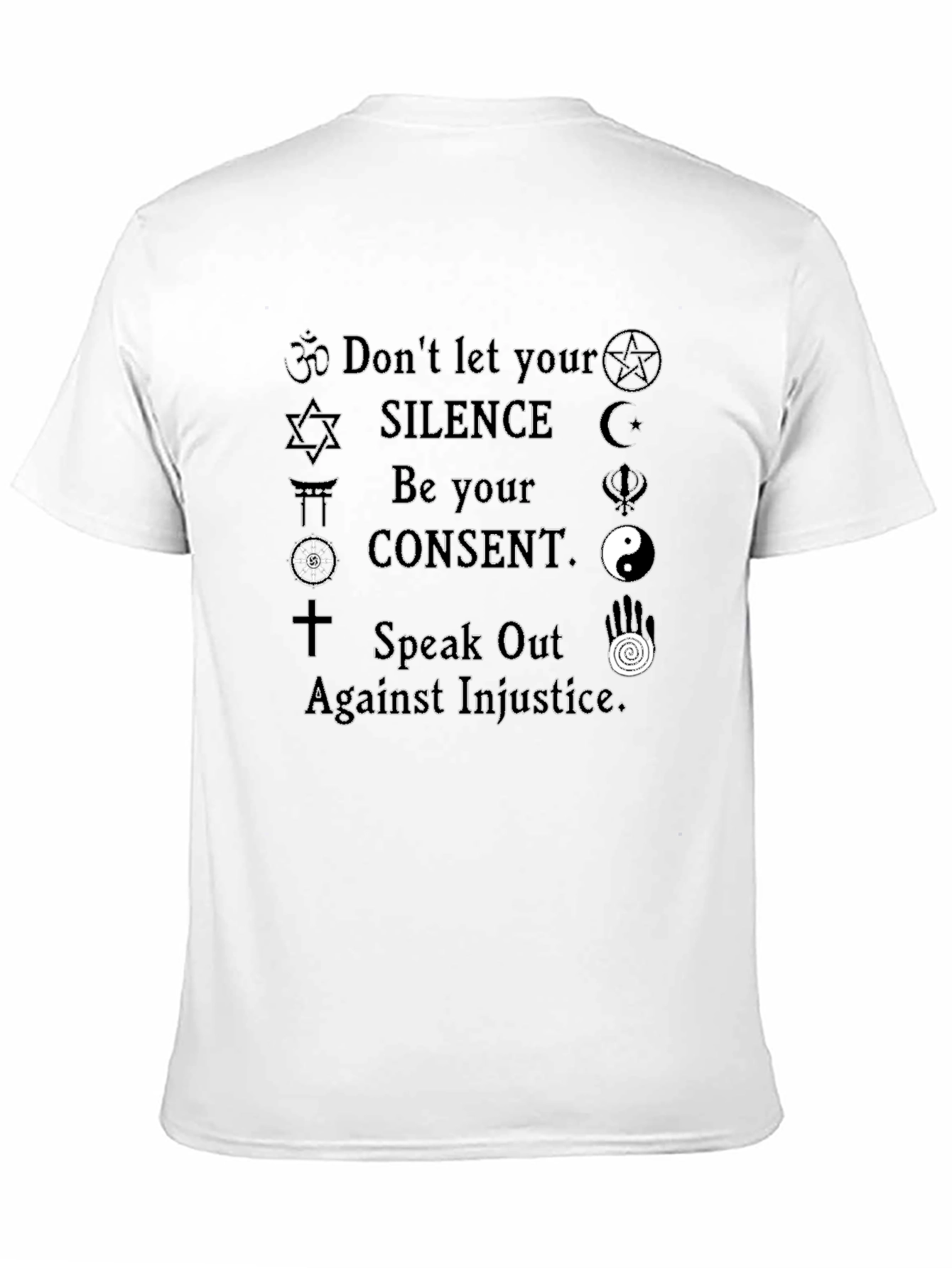 Religious Symbol Speak Out T-Shirt