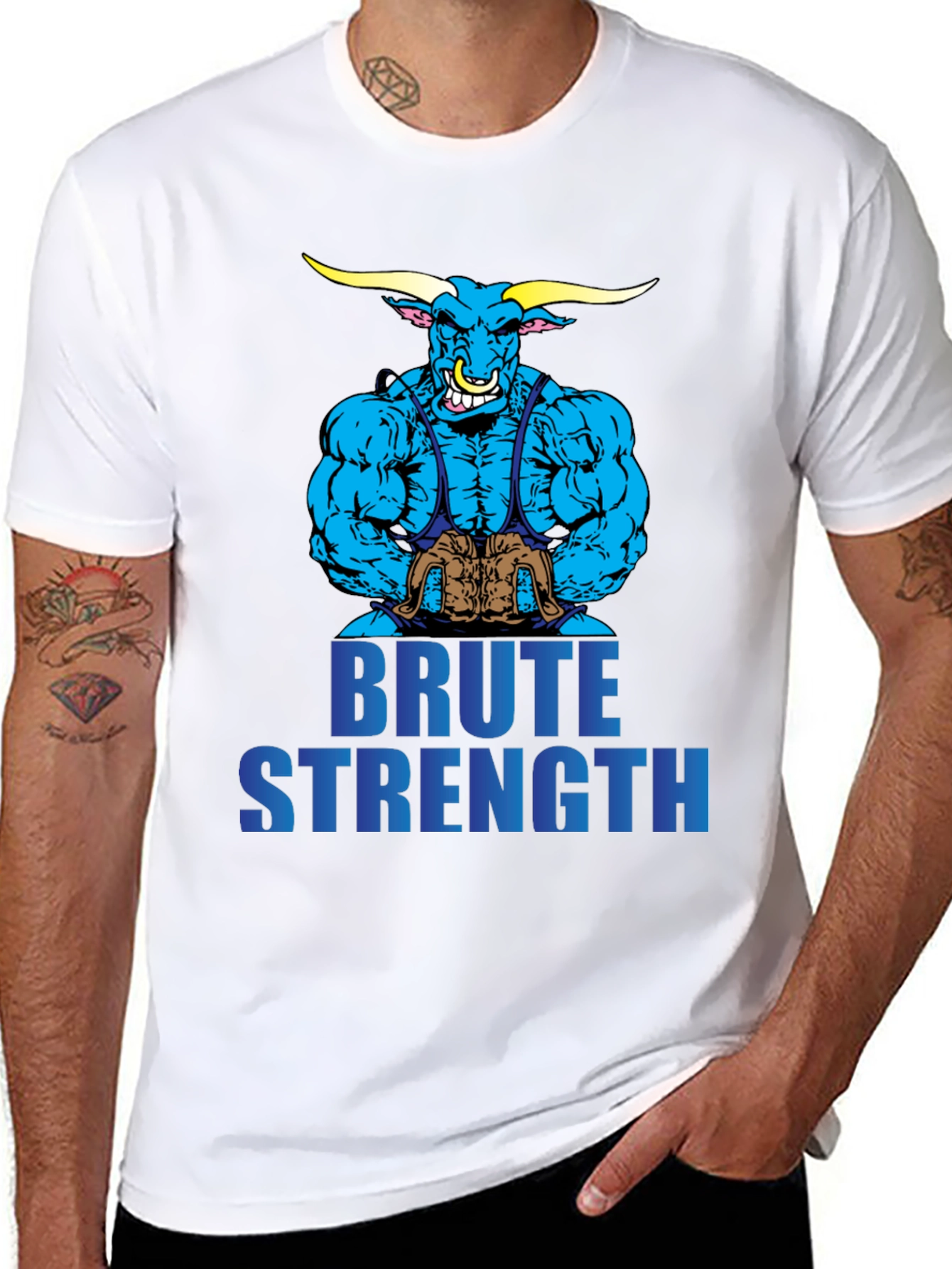 Brute Strength Bull Graphic T-Shirt
