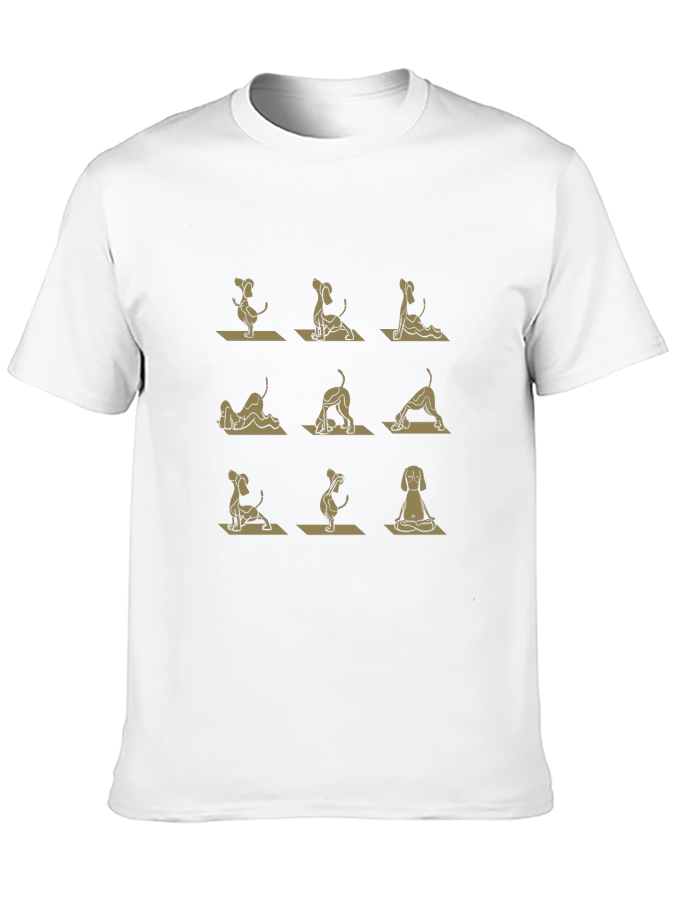 Yoga Dog Black T-Shirt