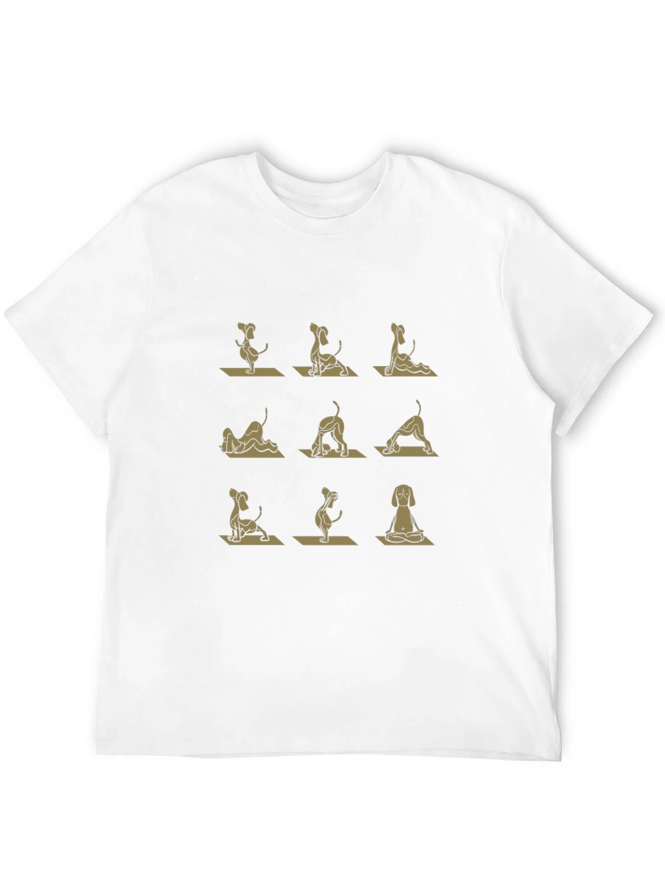 Yoga Dog Black T-Shirt