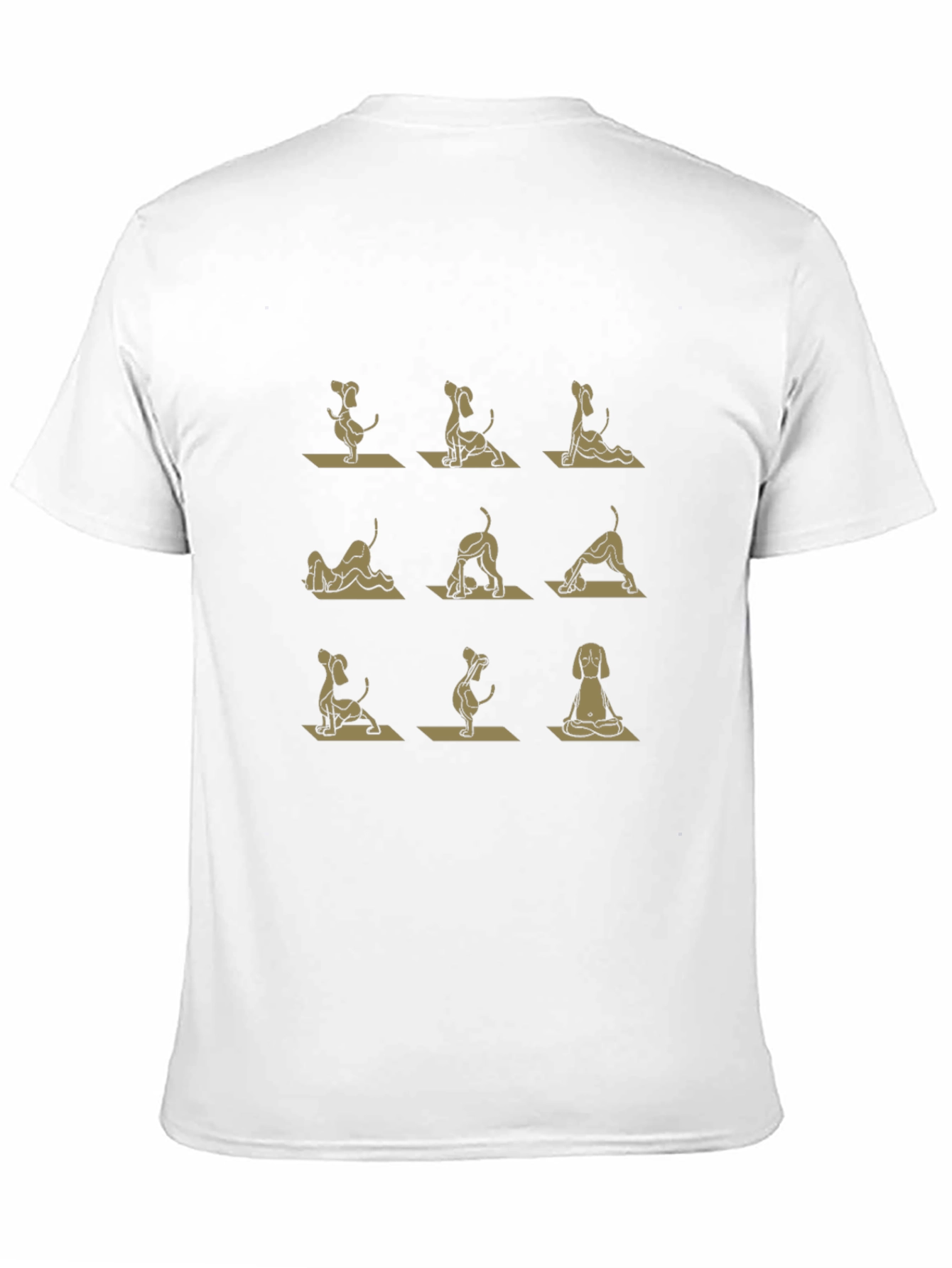 Yoga Dog Black T-Shirt