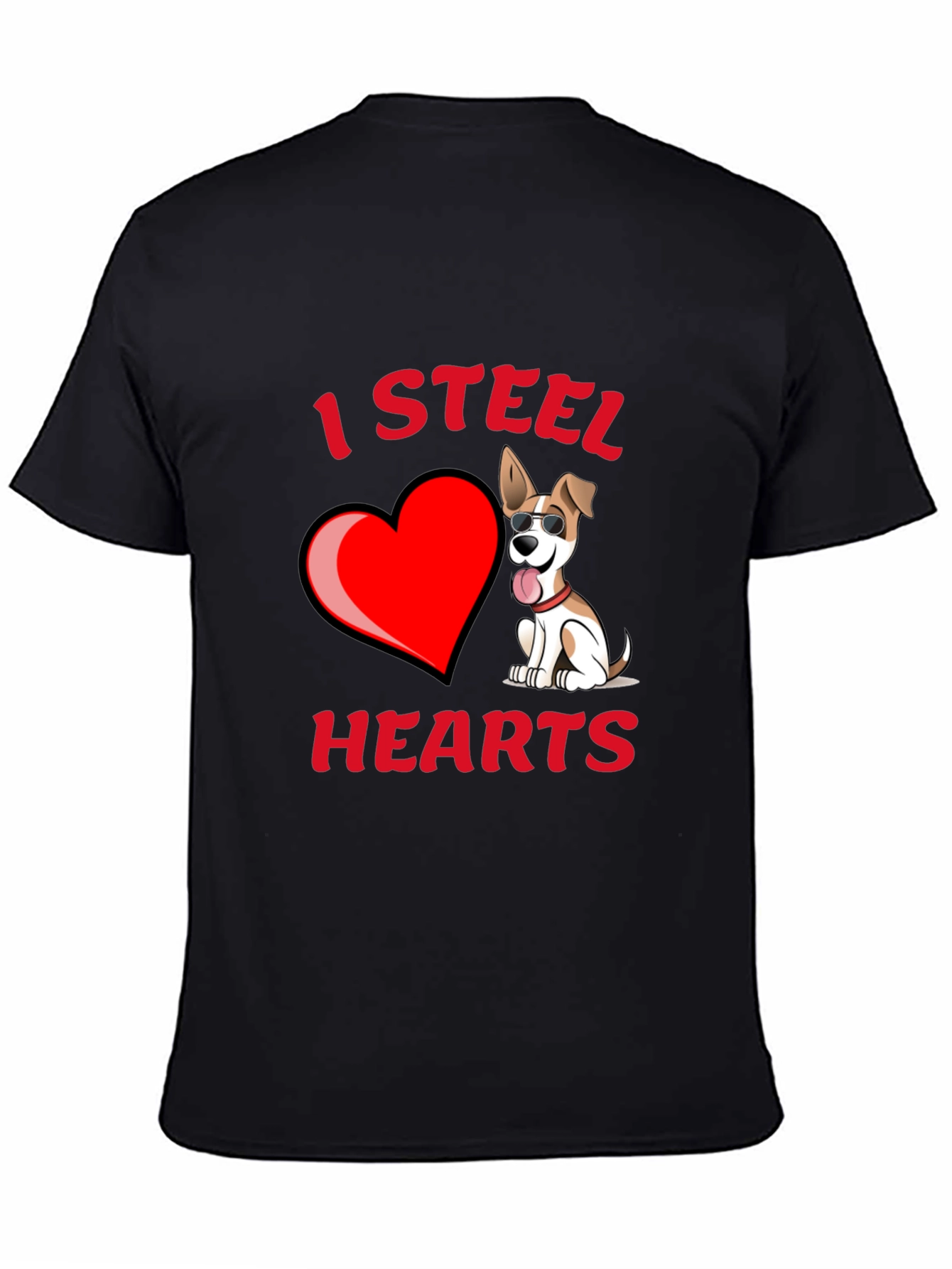 I Steal Hearts Dog T-Shirt