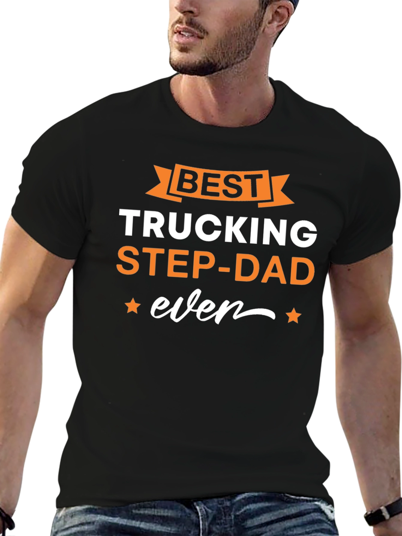 Best Trucking Step-Dad Ever T-Shirt