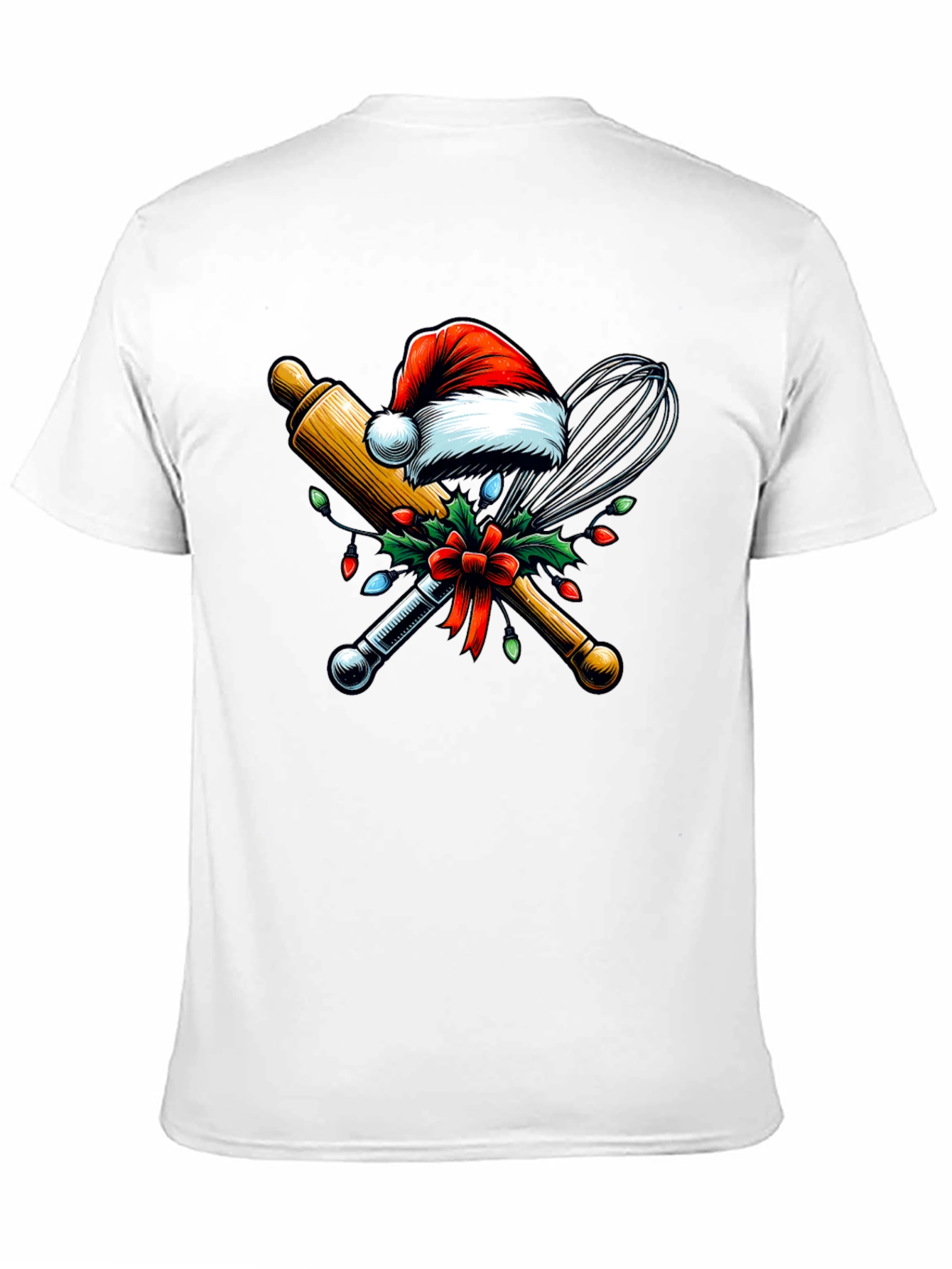 Festive Baking T-Shirt: Holiday Chef Apparel