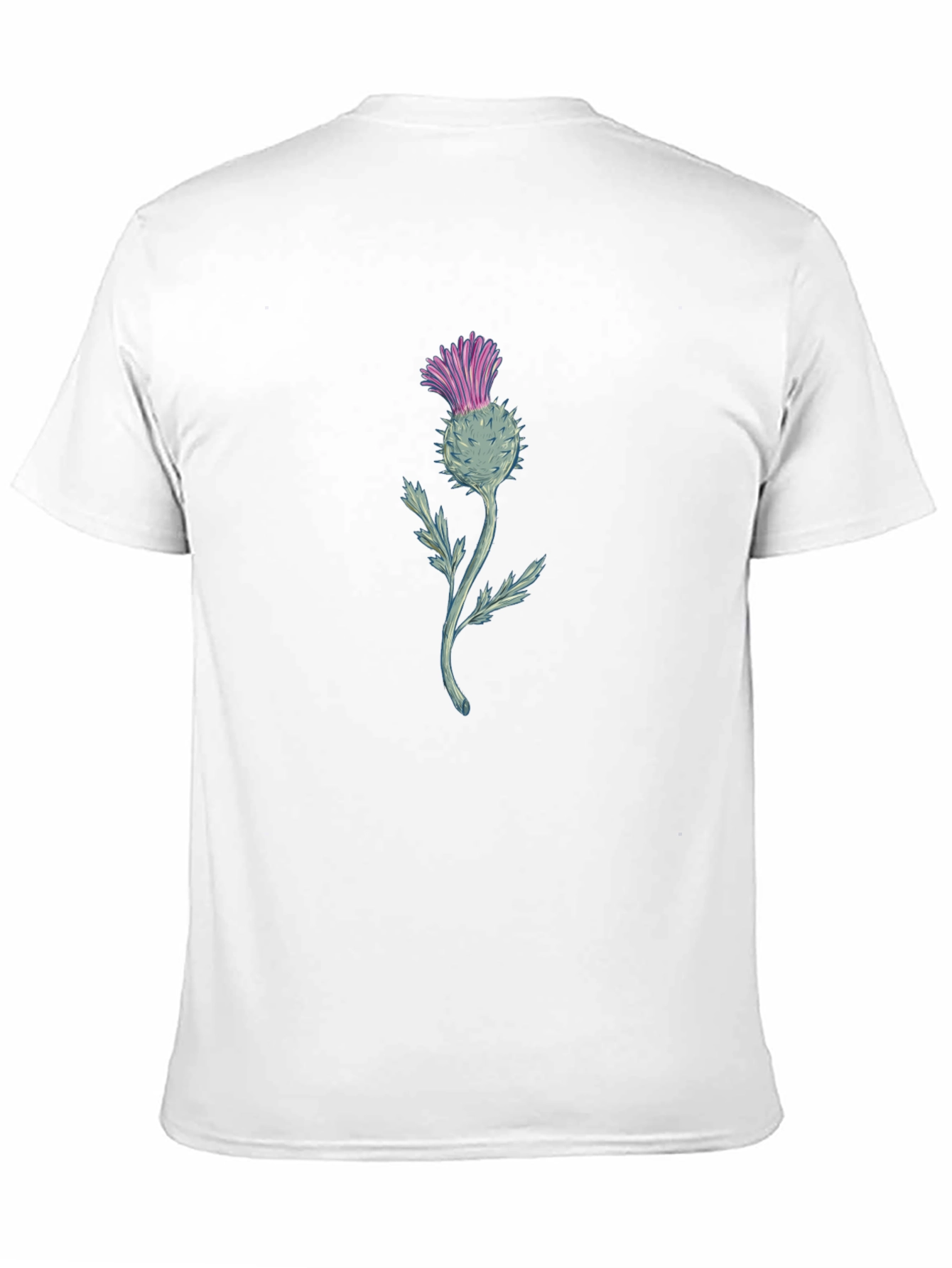 Thistle Graphic Tee - Black Cotton Blend