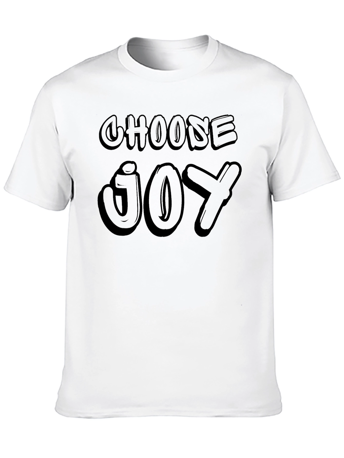Choose Joy Black Graphic T-Shirt