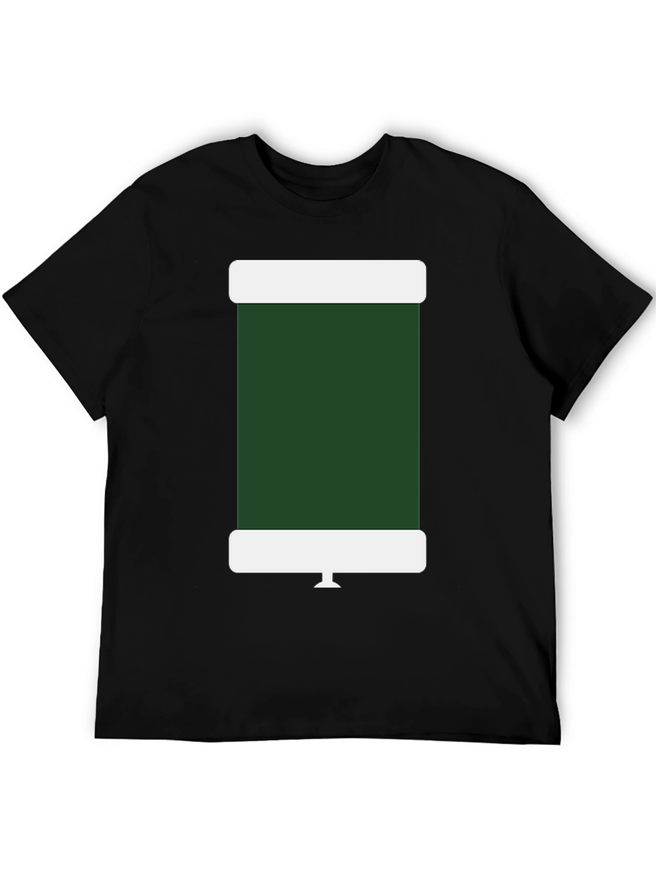 Retro TV Graphic Tee - Black Short Sleeve