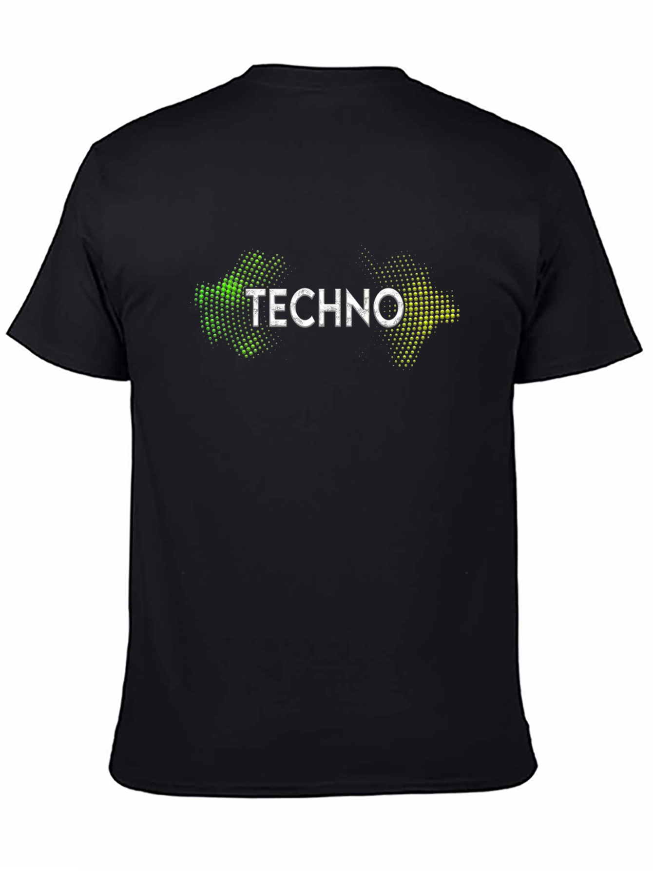 Techno Music Black T-Shirt