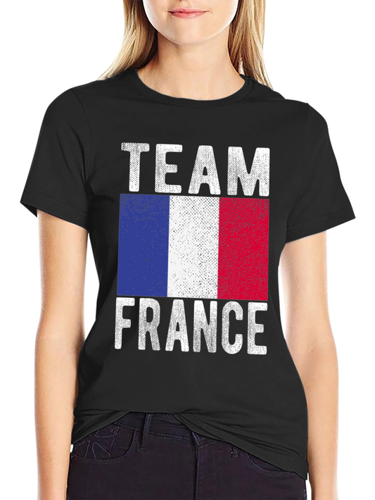 Team France T-Shirt - French Flag Graphic Tee