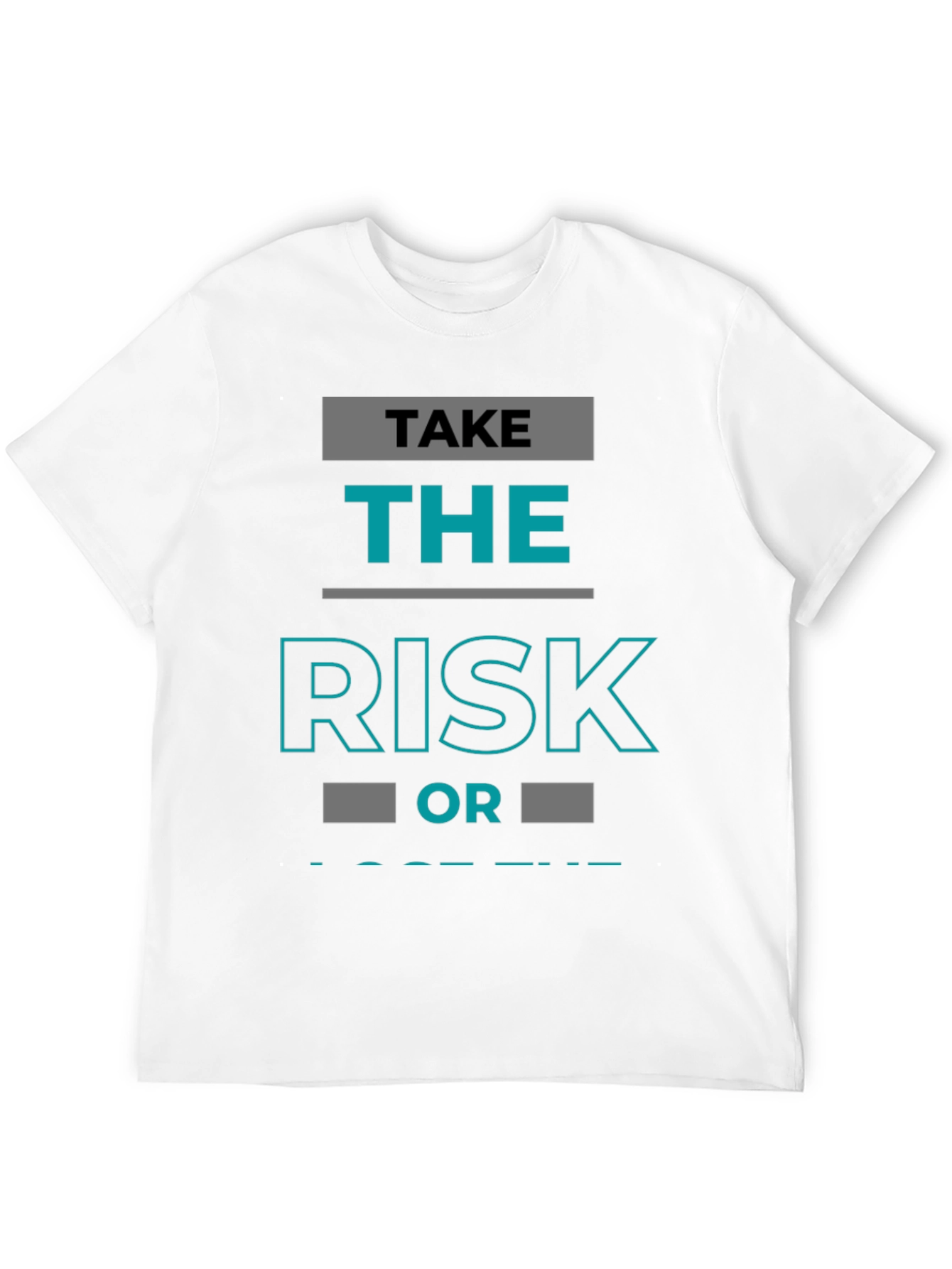 Take The Risk Graphic T-Shirt - Black