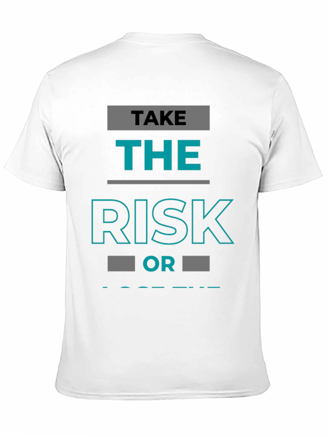 Take The Risk Graphic T-Shirt - Black