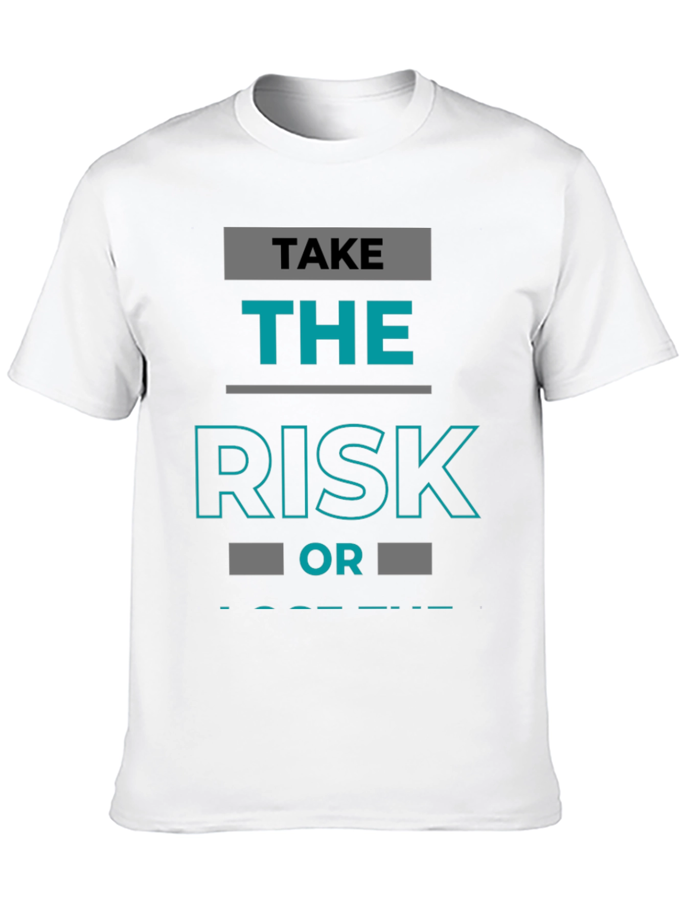 Take The Risk Graphic T-Shirt - Black