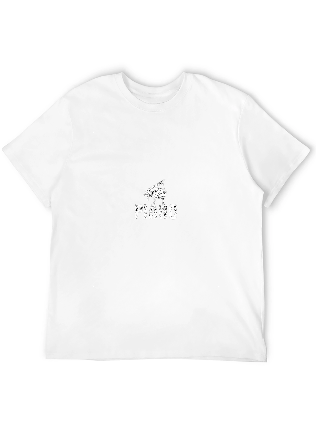 Piano T-Shirt - Black Musical Tee