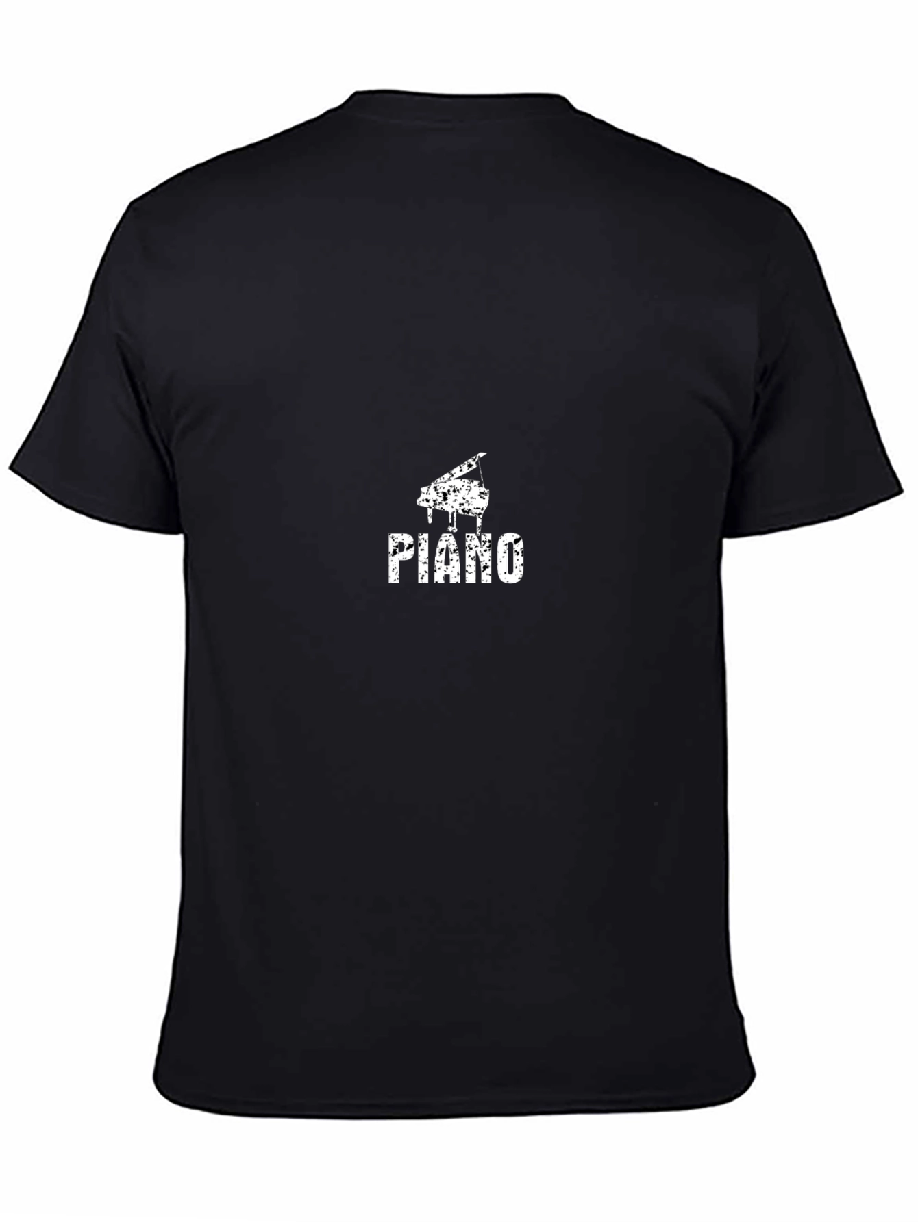 Piano T-Shirt - Black Musical Tee