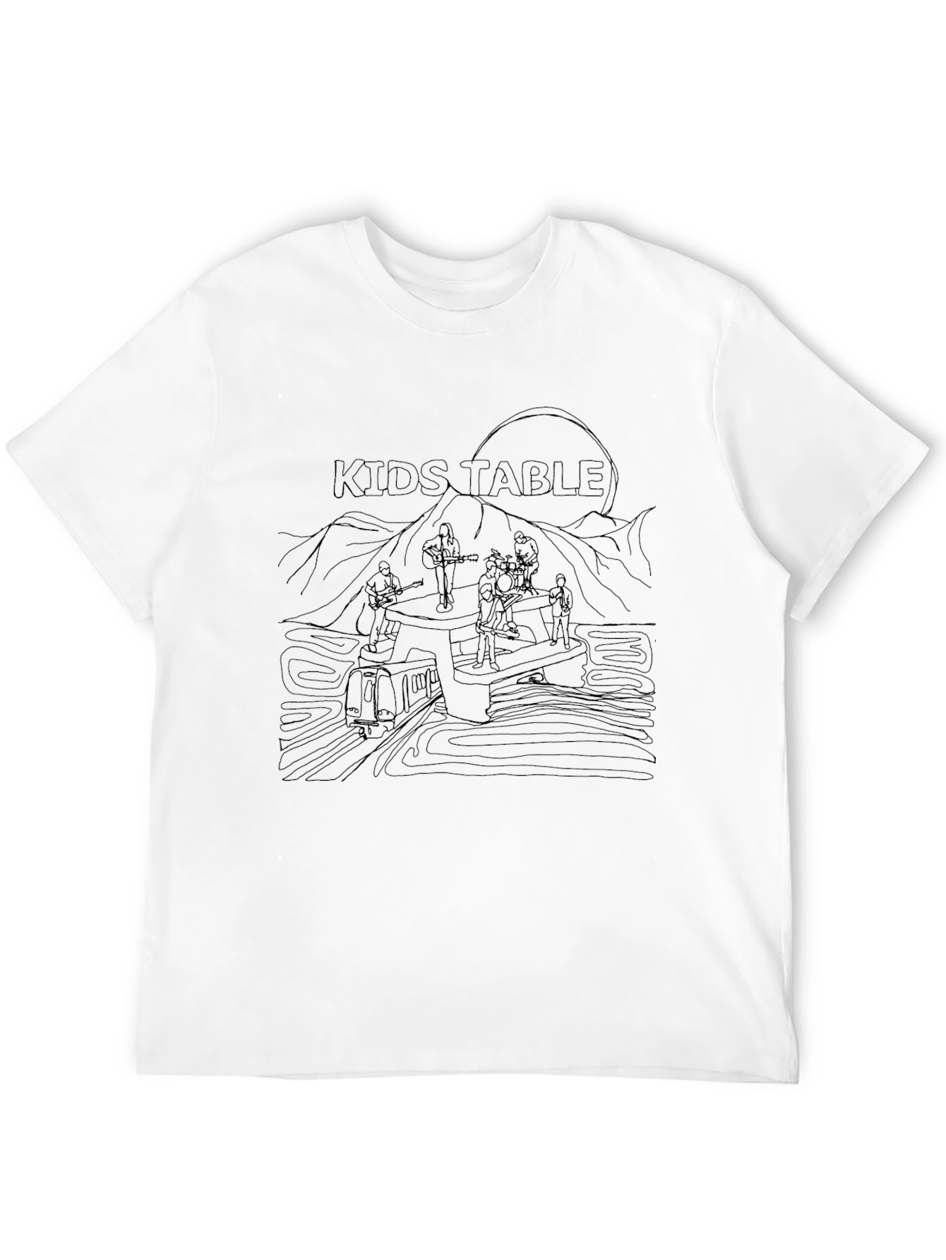 Kids Table Band Graphic T-Shirt