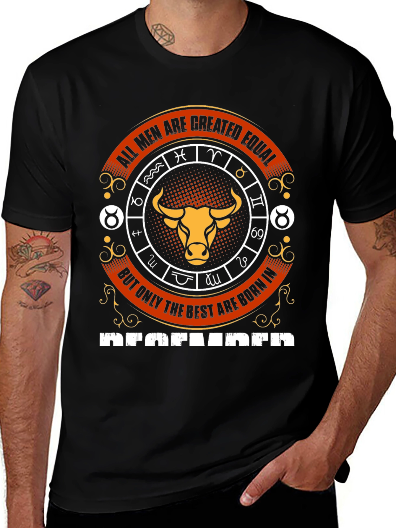 Best Men Born in December Zodiac T-Shirt