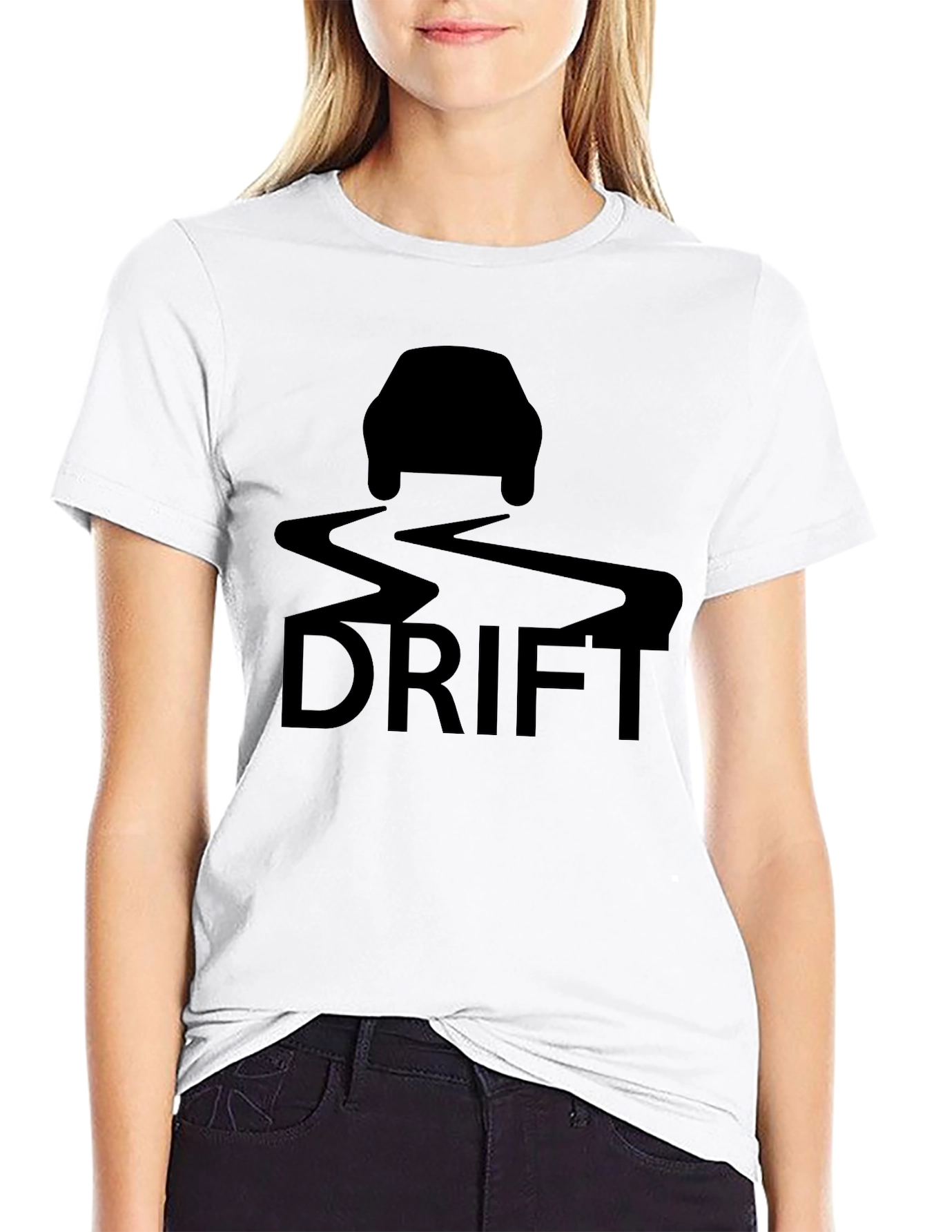 Drift Car Black T-Shirt