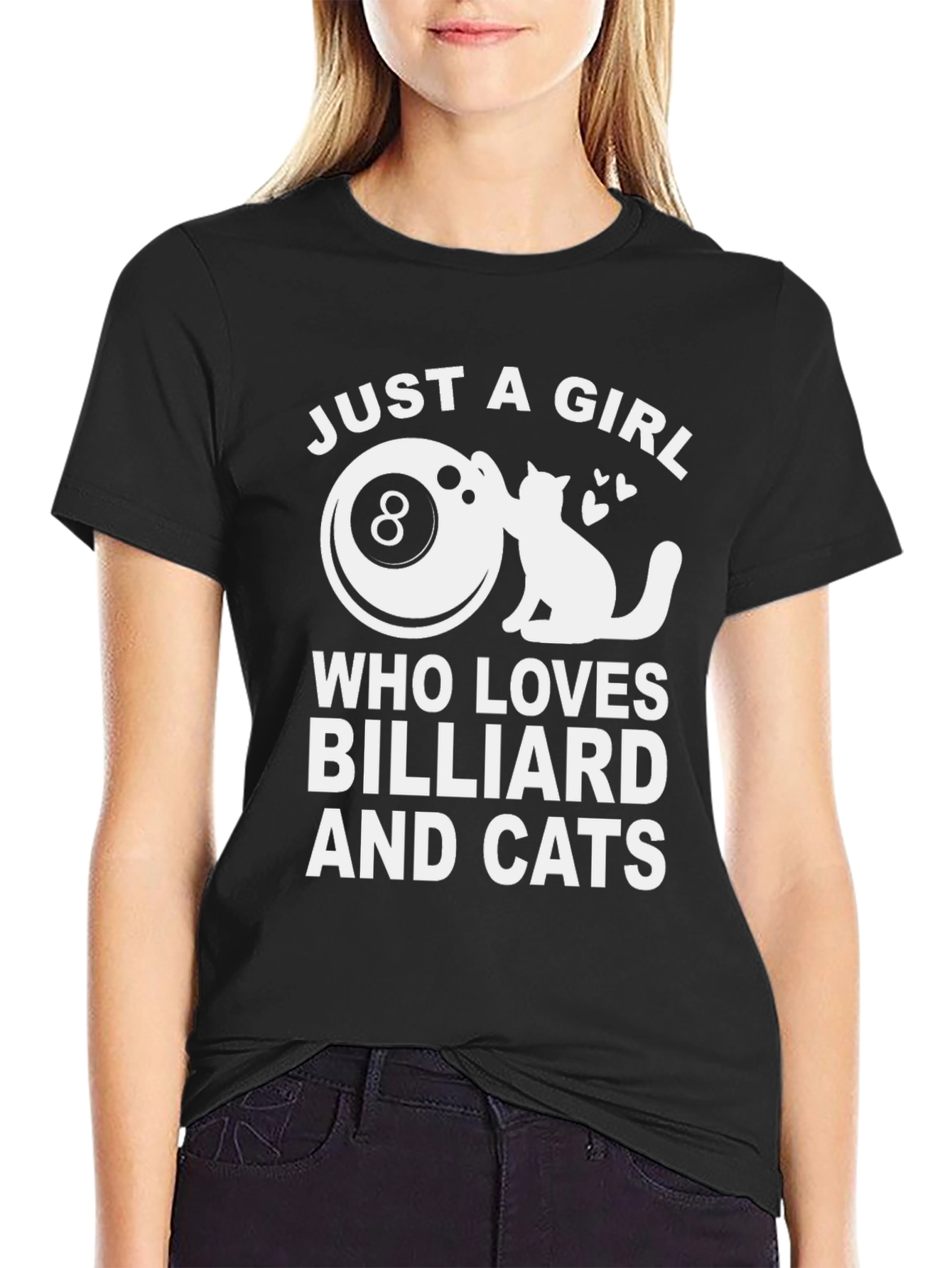 Billiard and Cats Graphic Tee