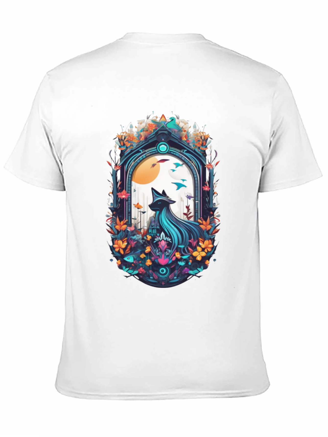 Mystic Fox Graphic Tee - Nature-Inspired Design