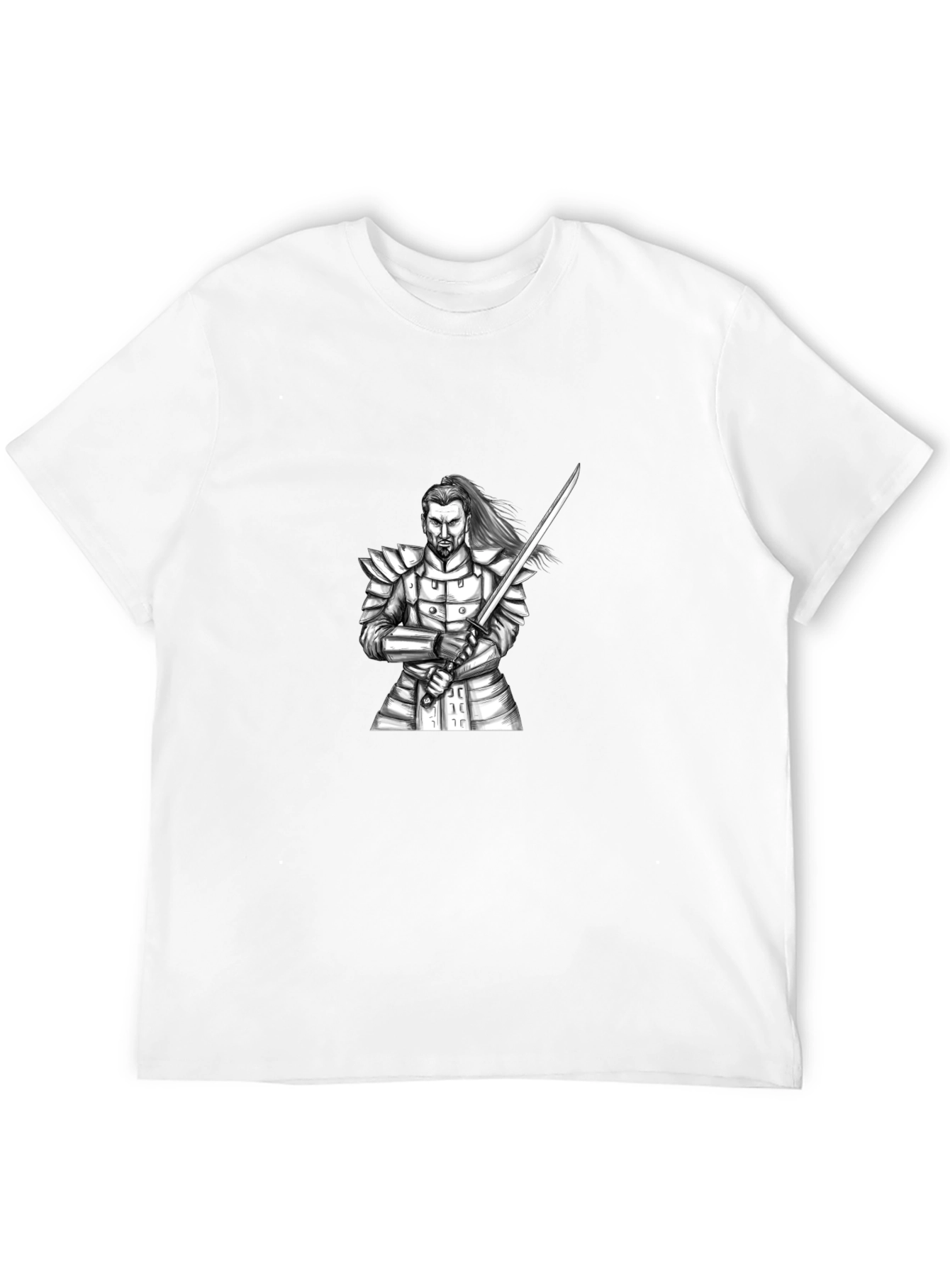 Samurai Warrior Graphic Black T-Shirt