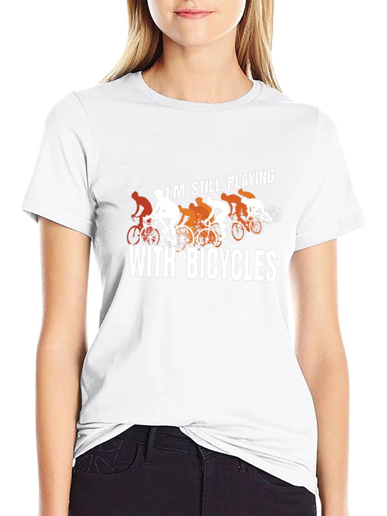 Still Playing With Bicycles T-Shirt - Cycling Humor