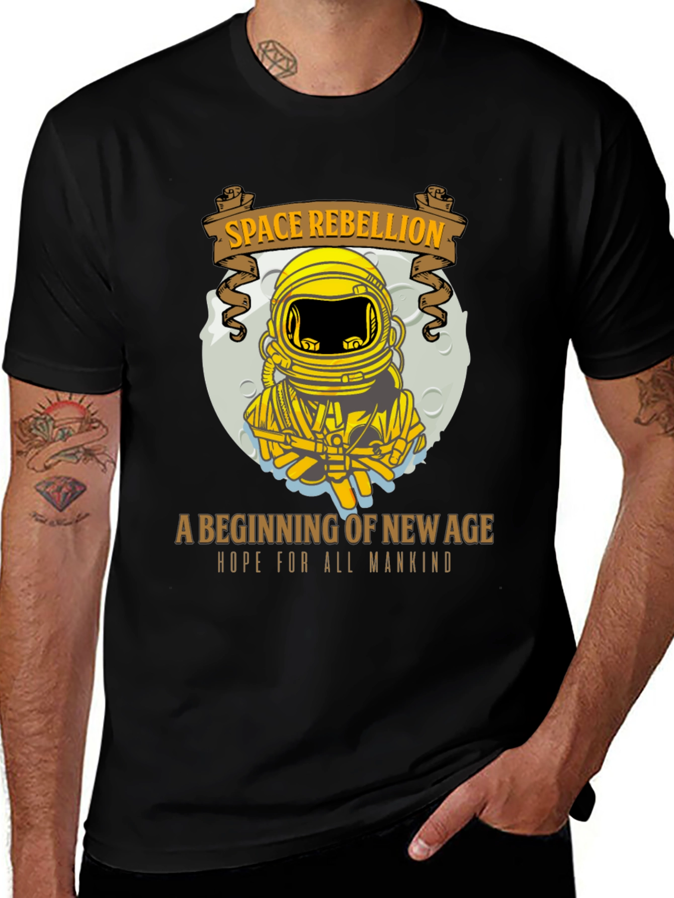 Space Rebellion Graphic T-Shirt