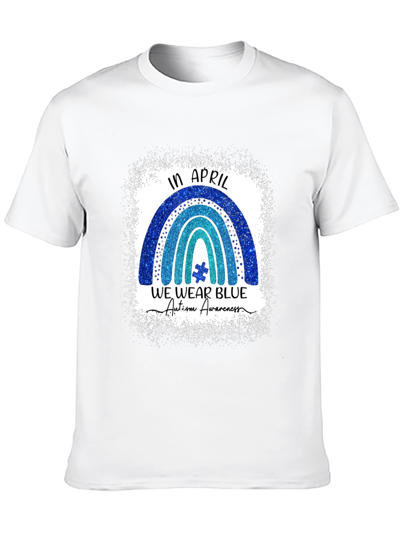 Autism Awareness T-Shirt - In April We Wear Blue