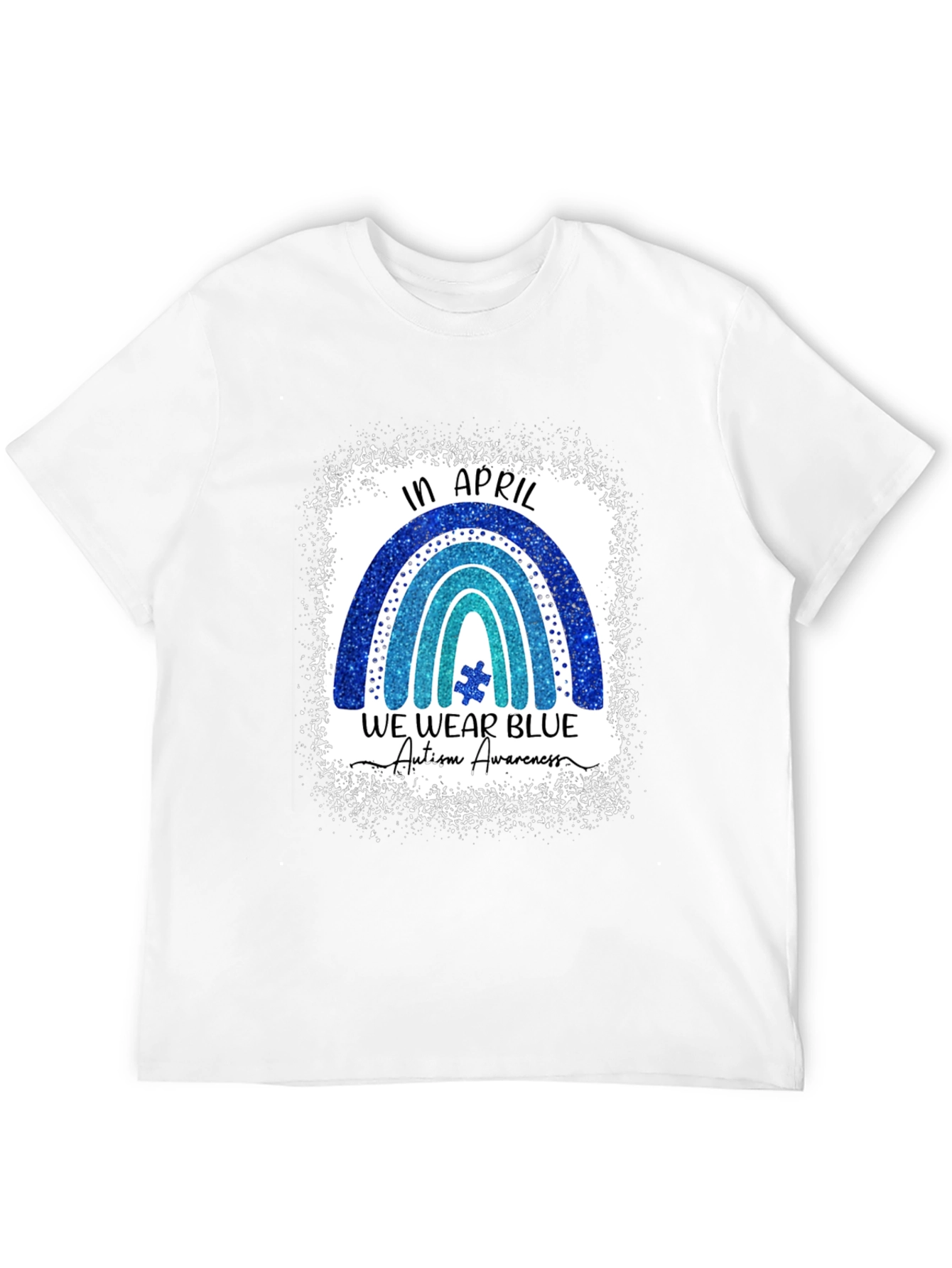 Autism Awareness T-Shirt - In April We Wear Blue