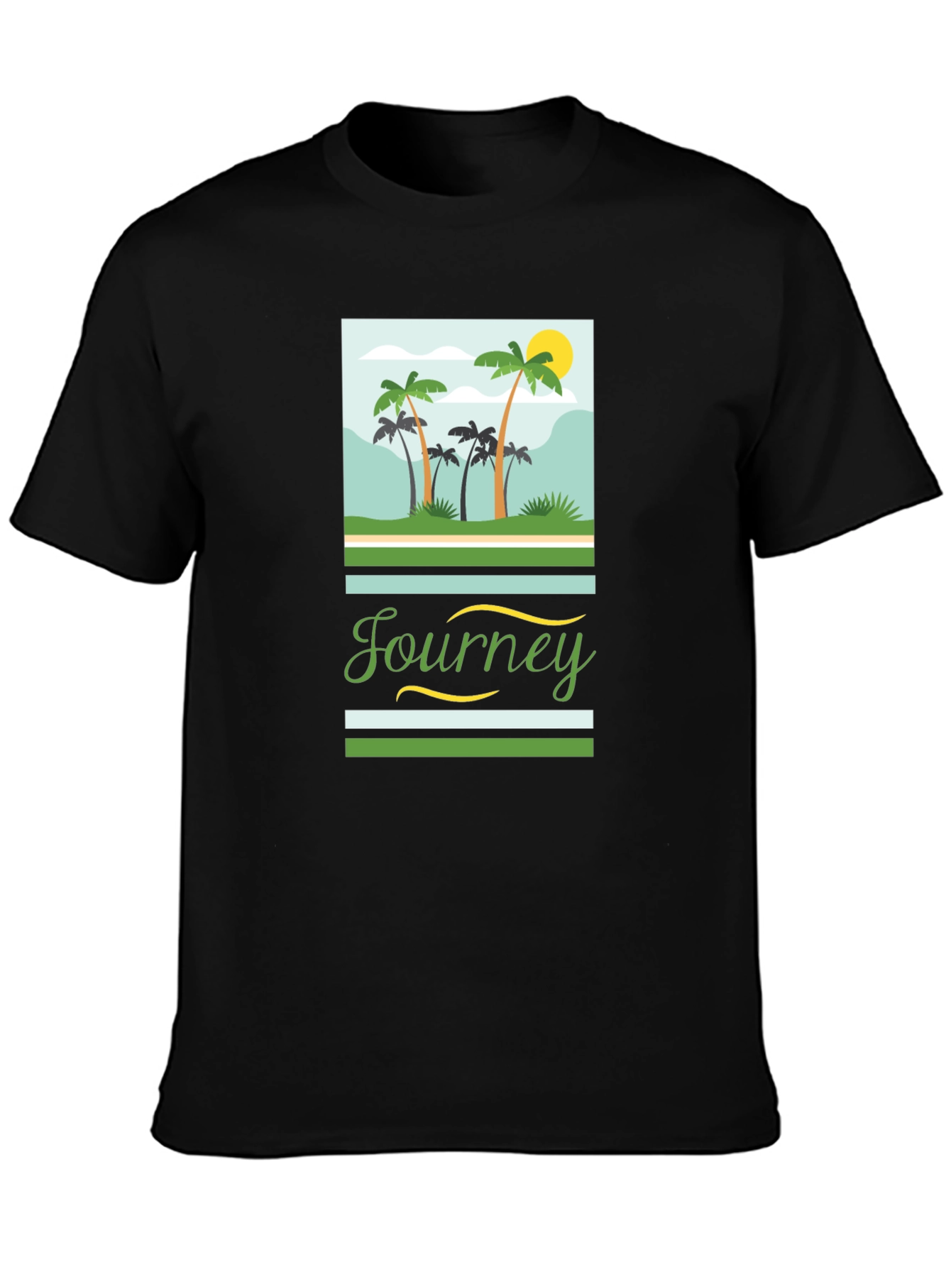 Journey Palm Tree Graphic Tee