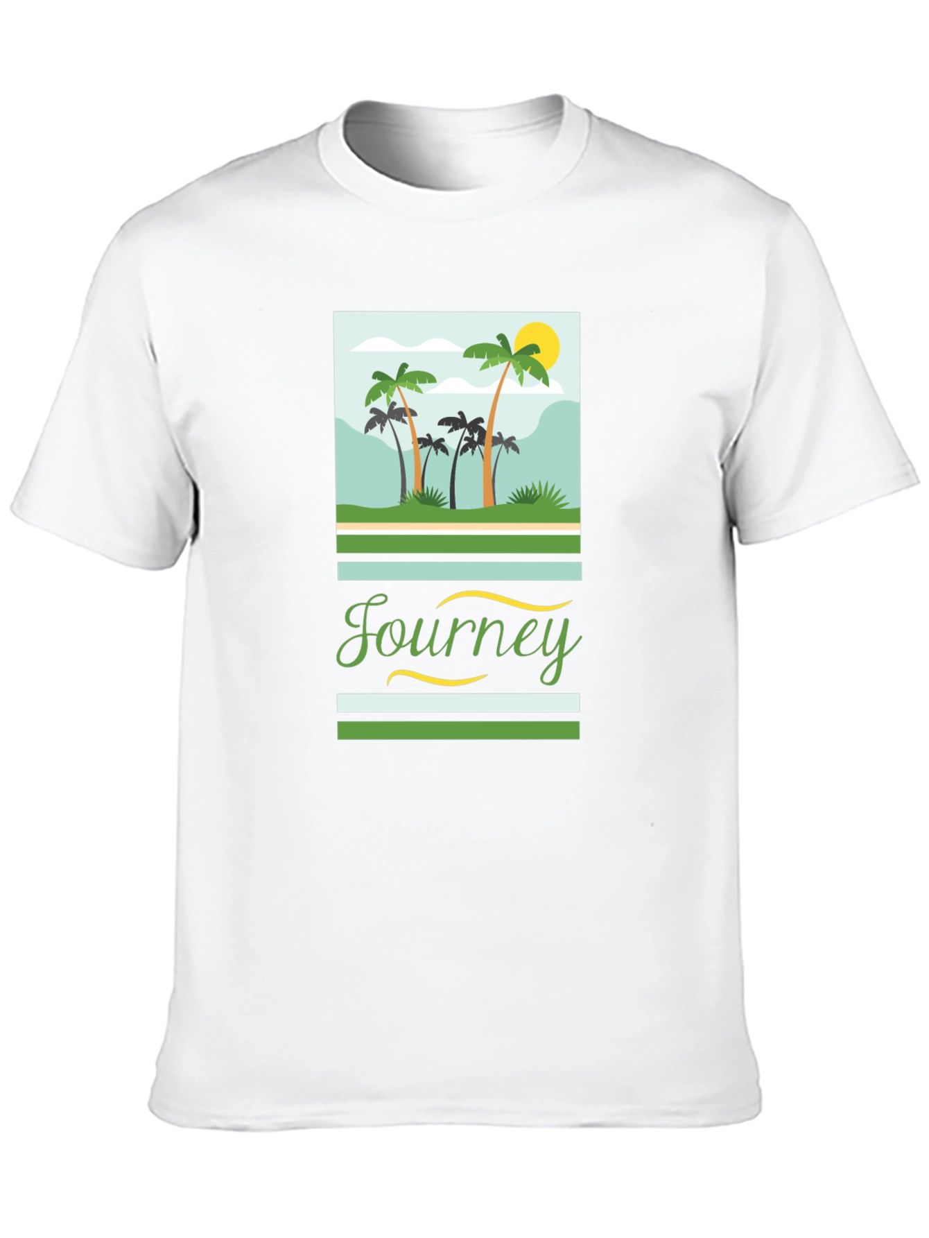 Journey Palm Tree Graphic Tee