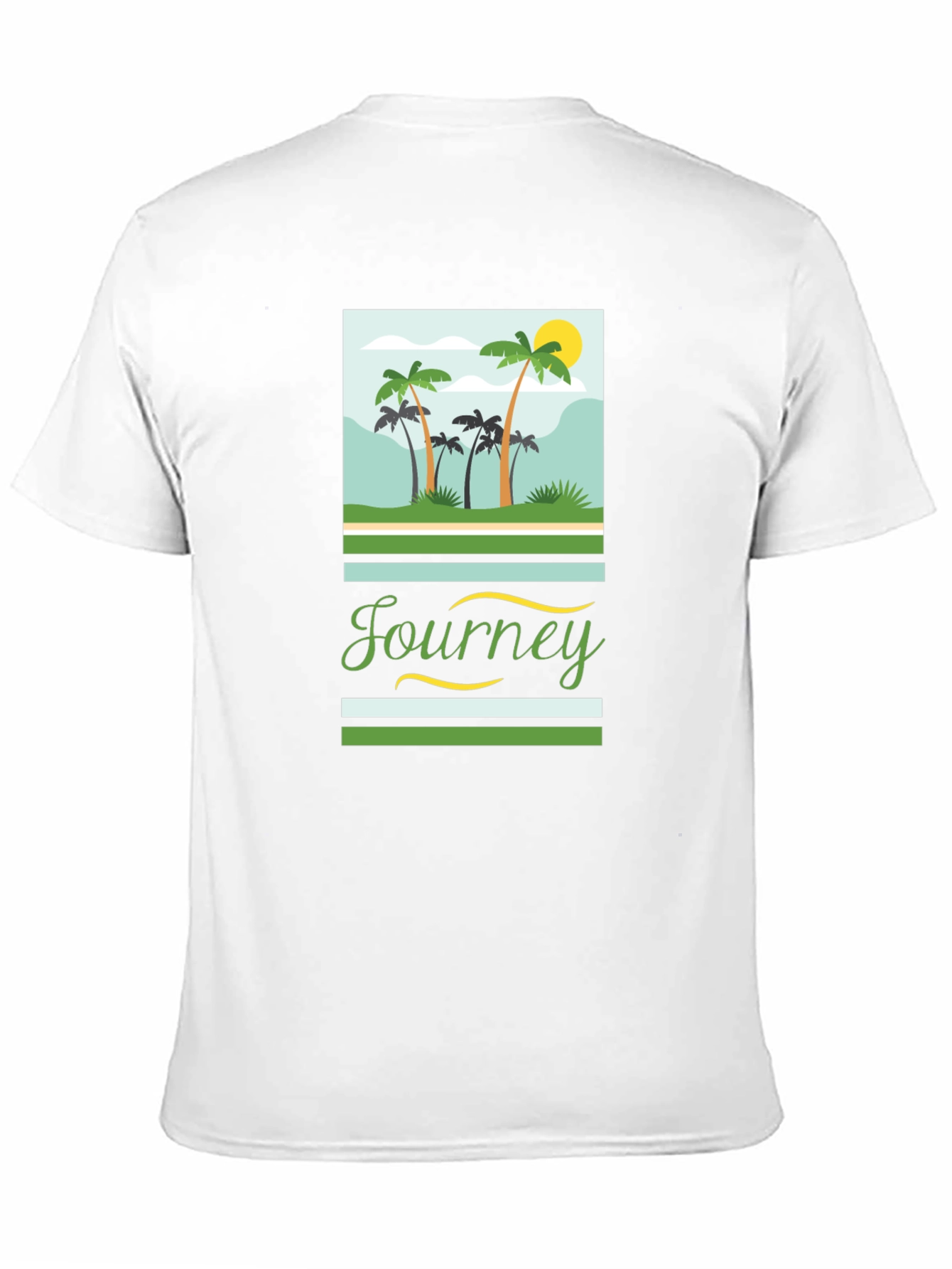 Journey Palm Tree Graphic Tee