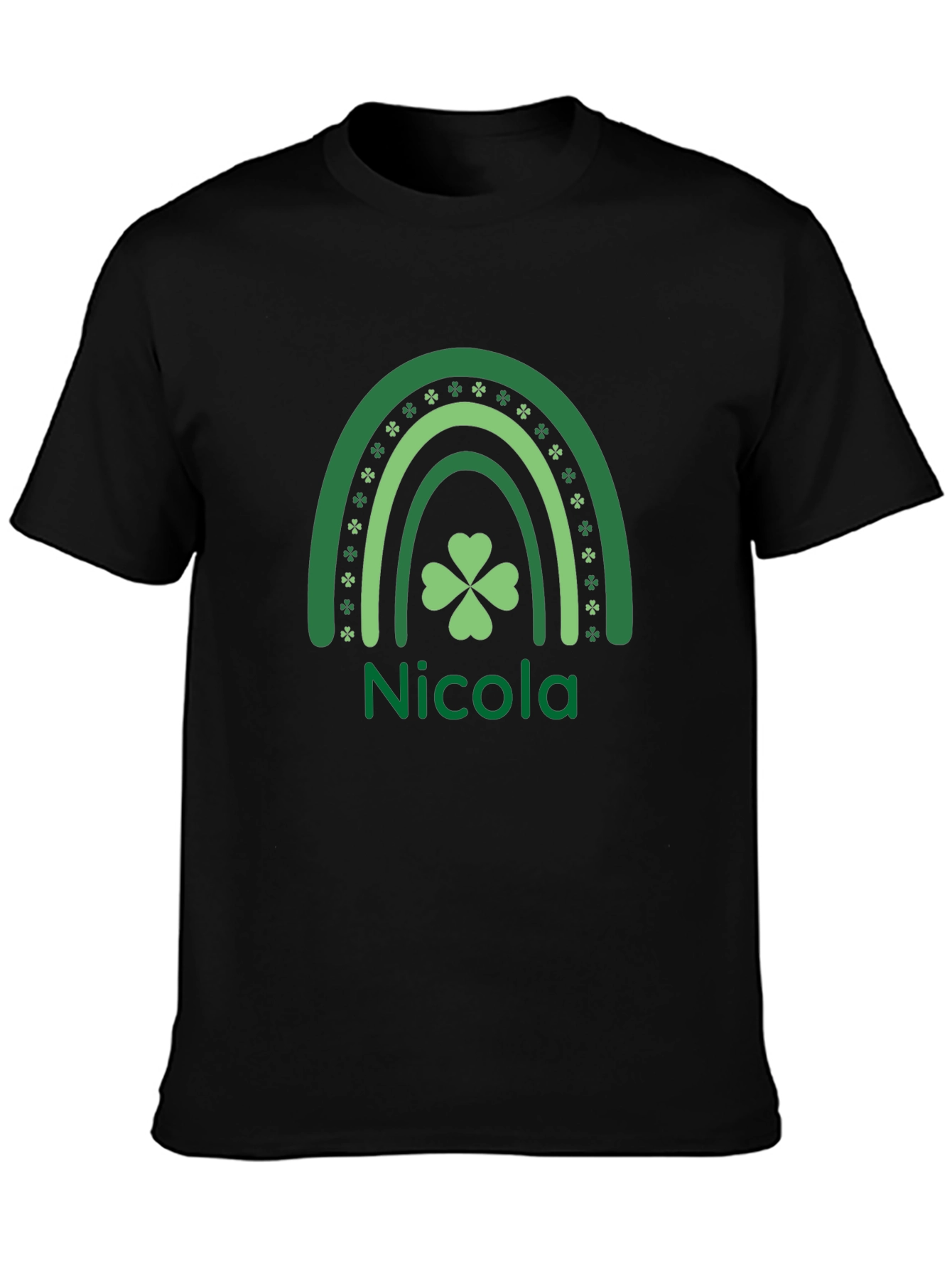 Nicolas Lucky Rainbow Shamrock St. Patricks Day Tee