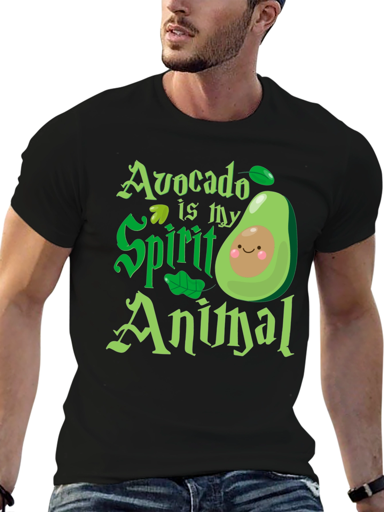 Avocado is My Spirit Animal - Graphic T-Shirt