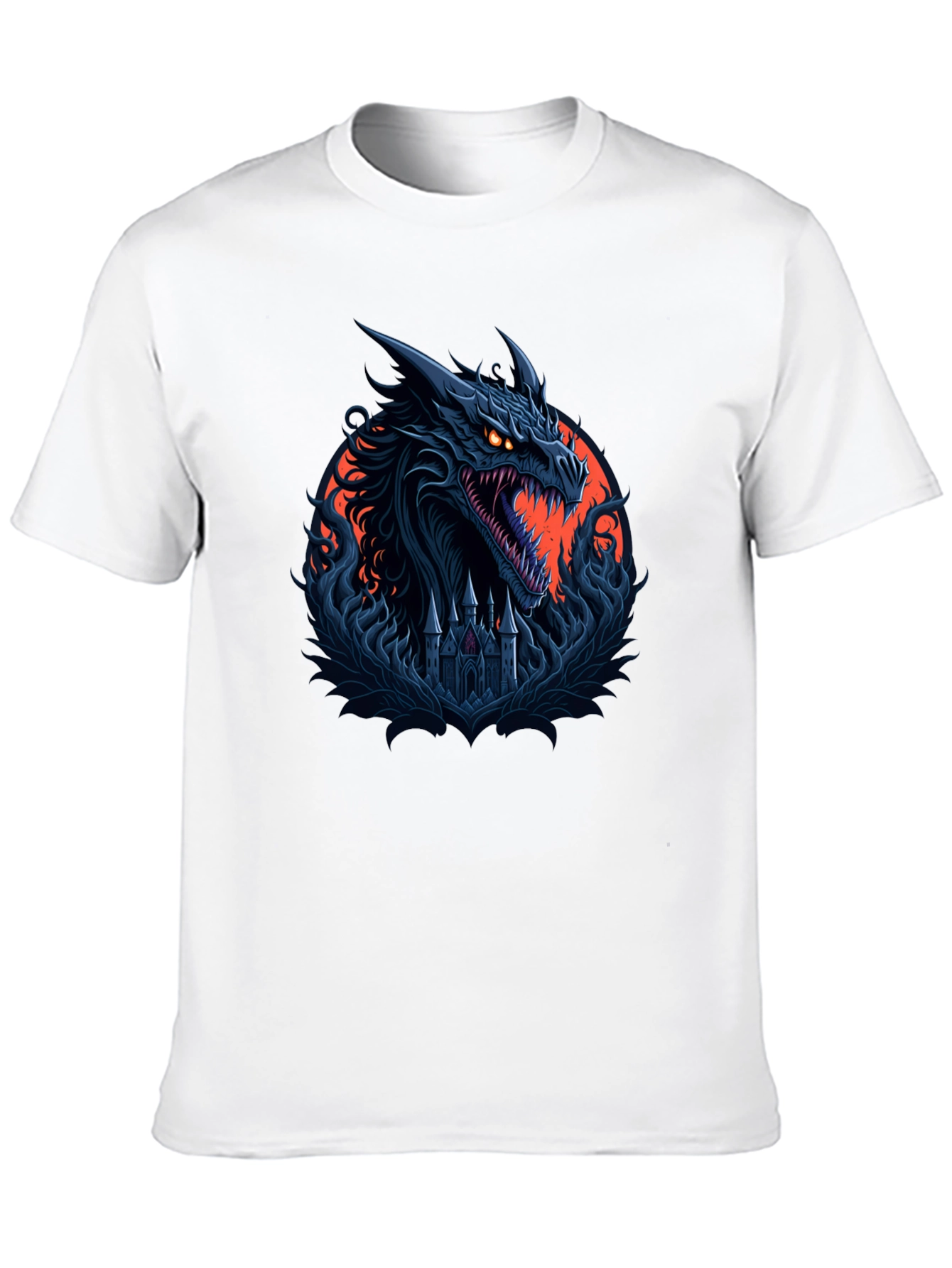 Dragon Castle Black T-Shirt