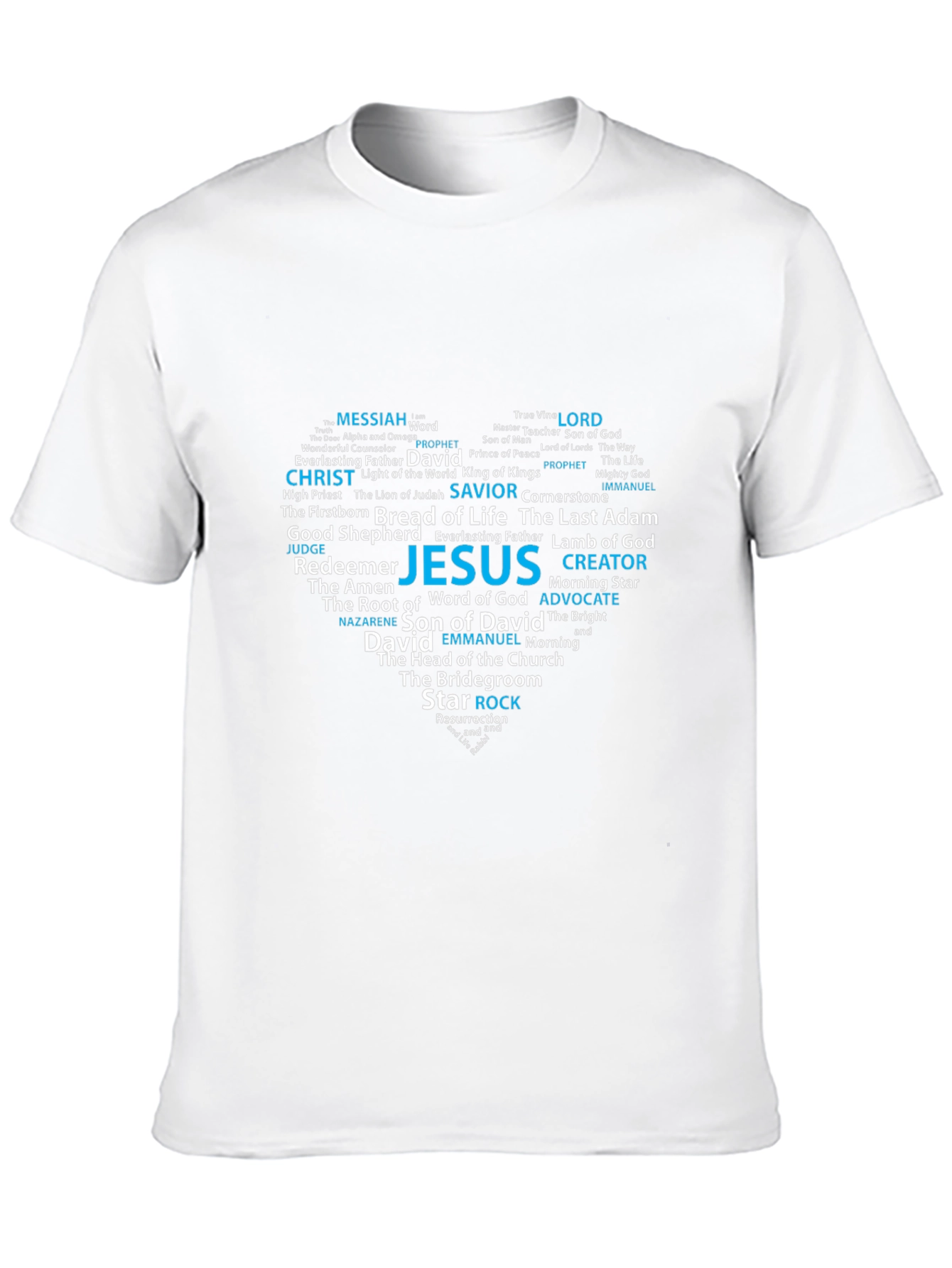 Christian Jesus Word Art T-Shirt