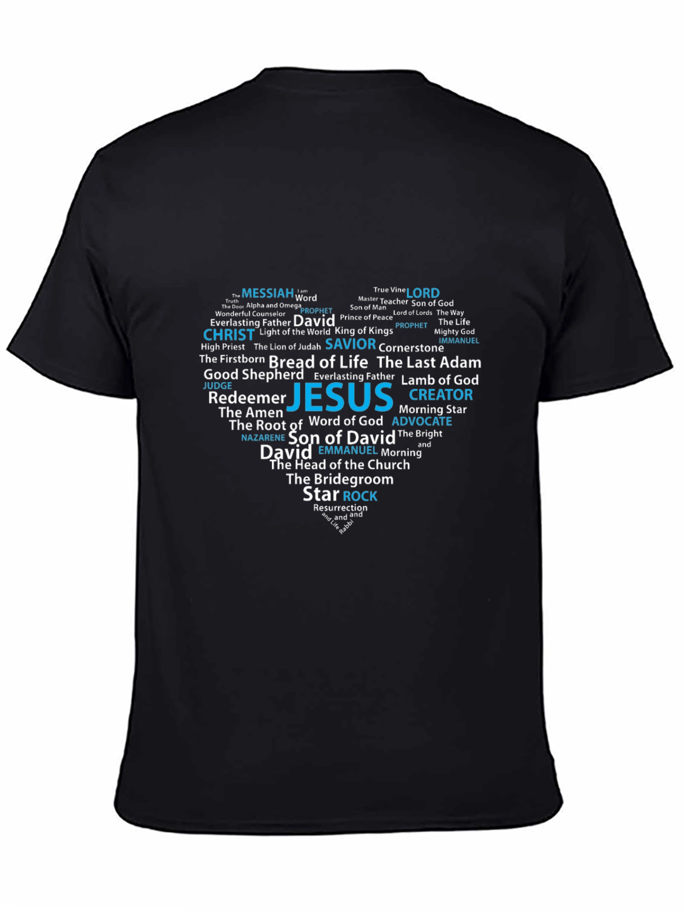 Christian Jesus Word Art T-Shirt