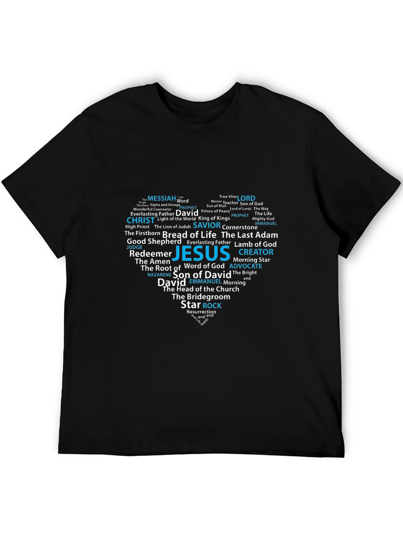 Christian Jesus Word Art T-Shirt
