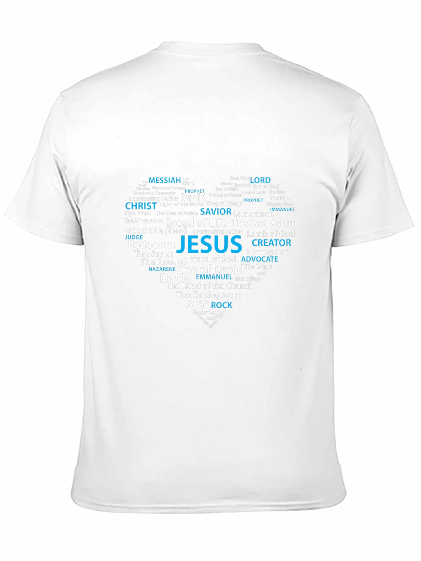 Christian Jesus Word Art T-Shirt
