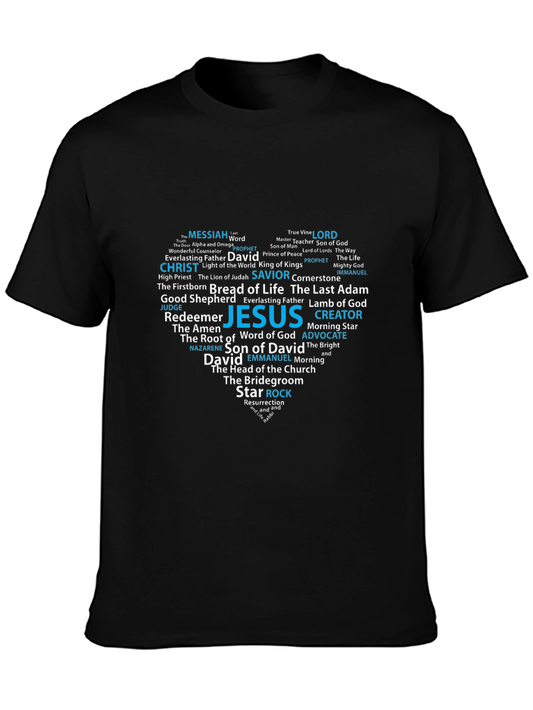 Christian Jesus Word Art T-Shirt