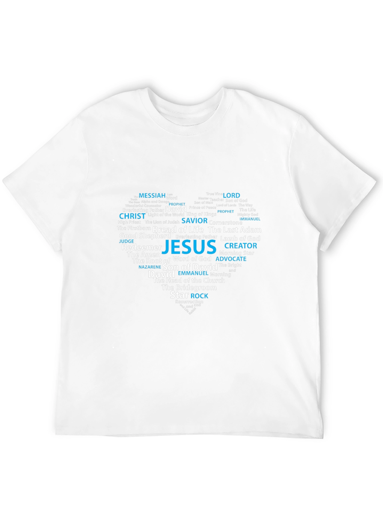 Christian Jesus Word Art T-Shirt