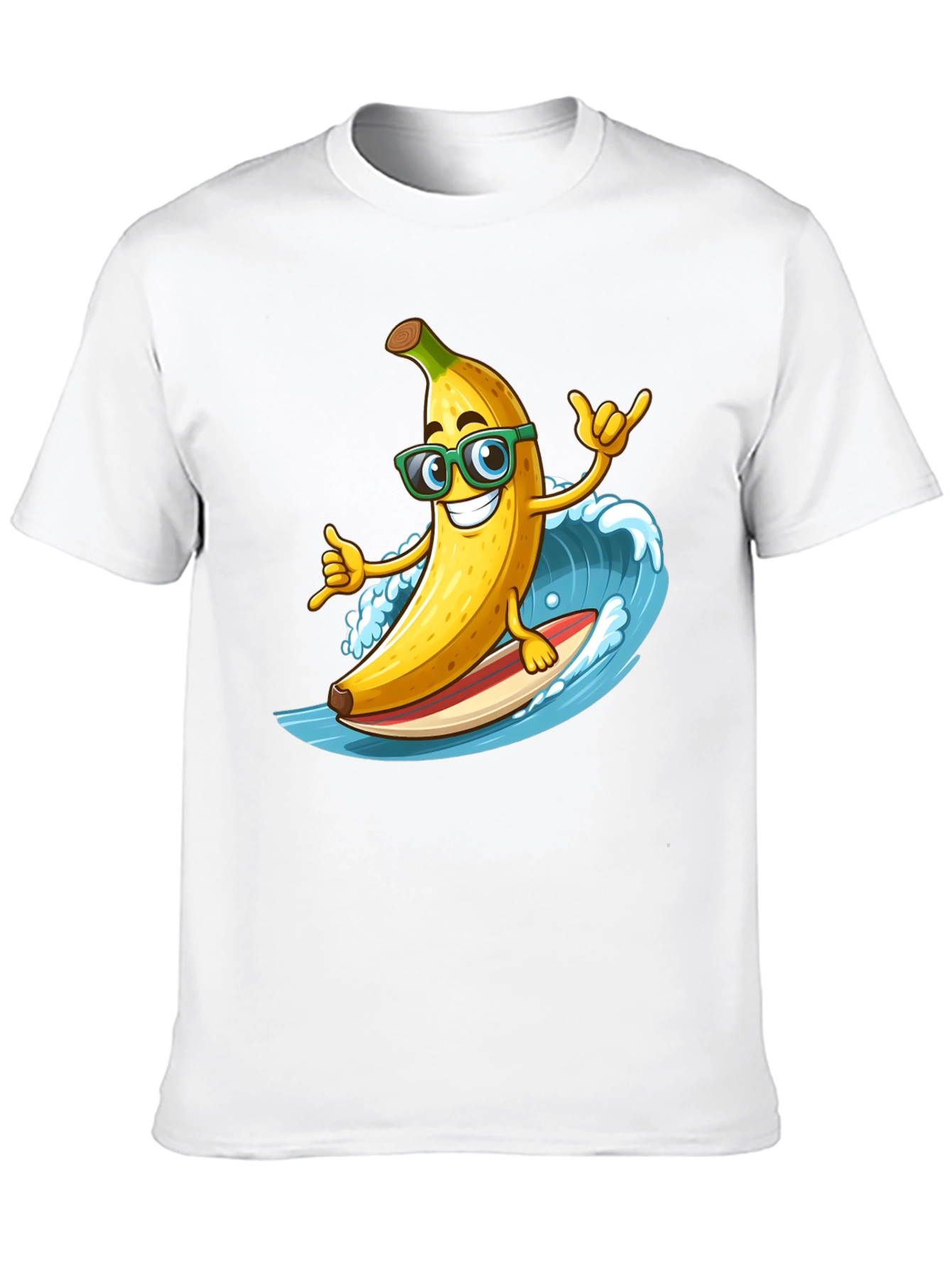 Surfing Banana T-Shirt - Hang Loose!