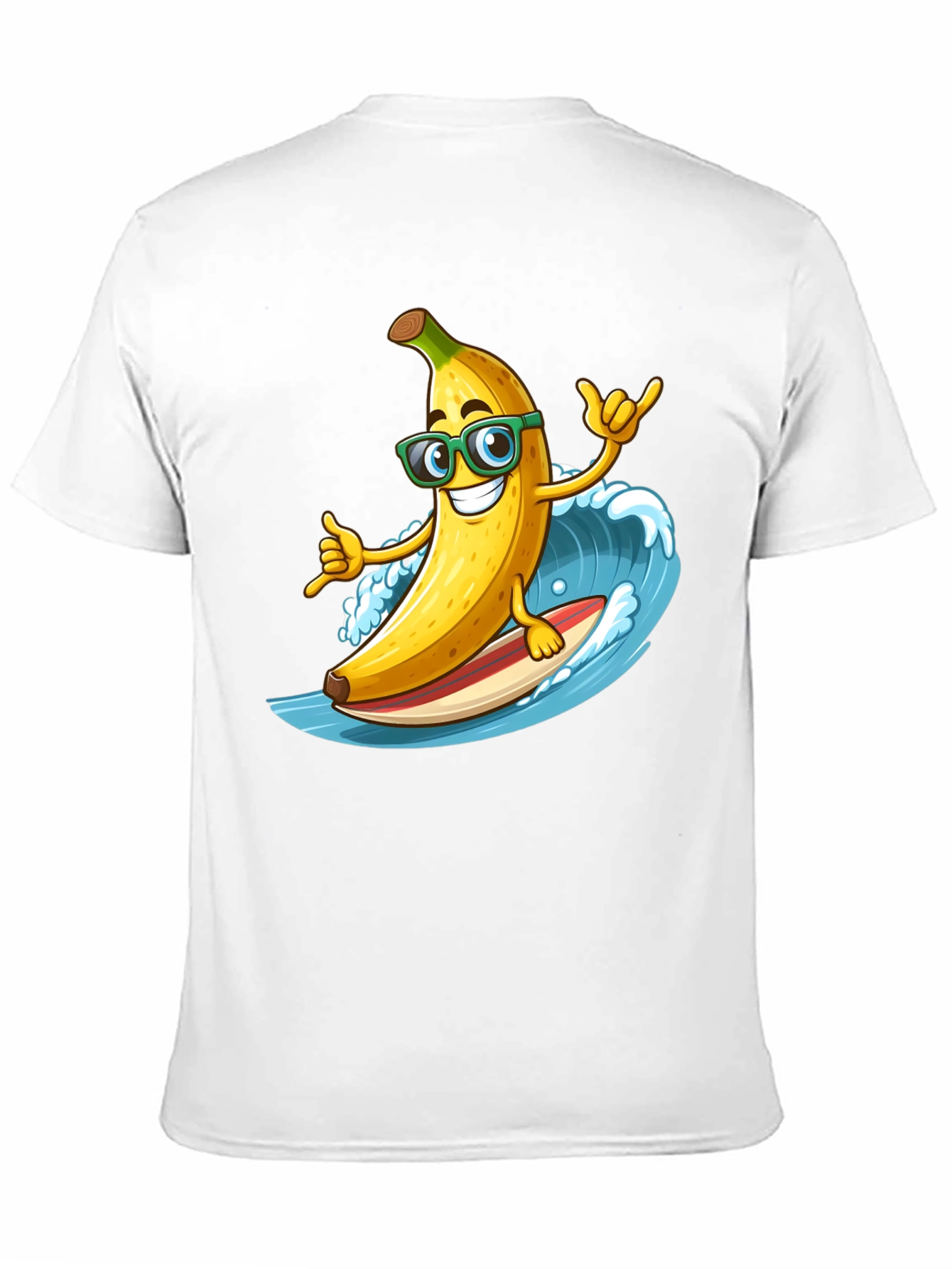 Surfing Banana T-Shirt - Hang Loose!