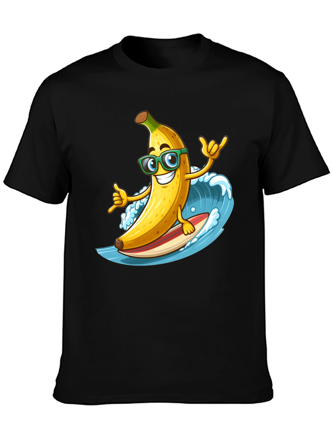 Surfing Banana T-Shirt - Hang Loose!