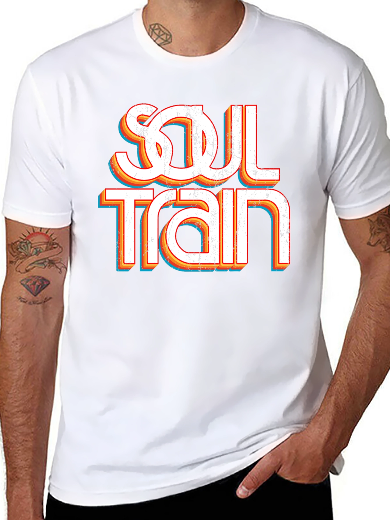 Retro Soul Train Graphic T-Shirt
