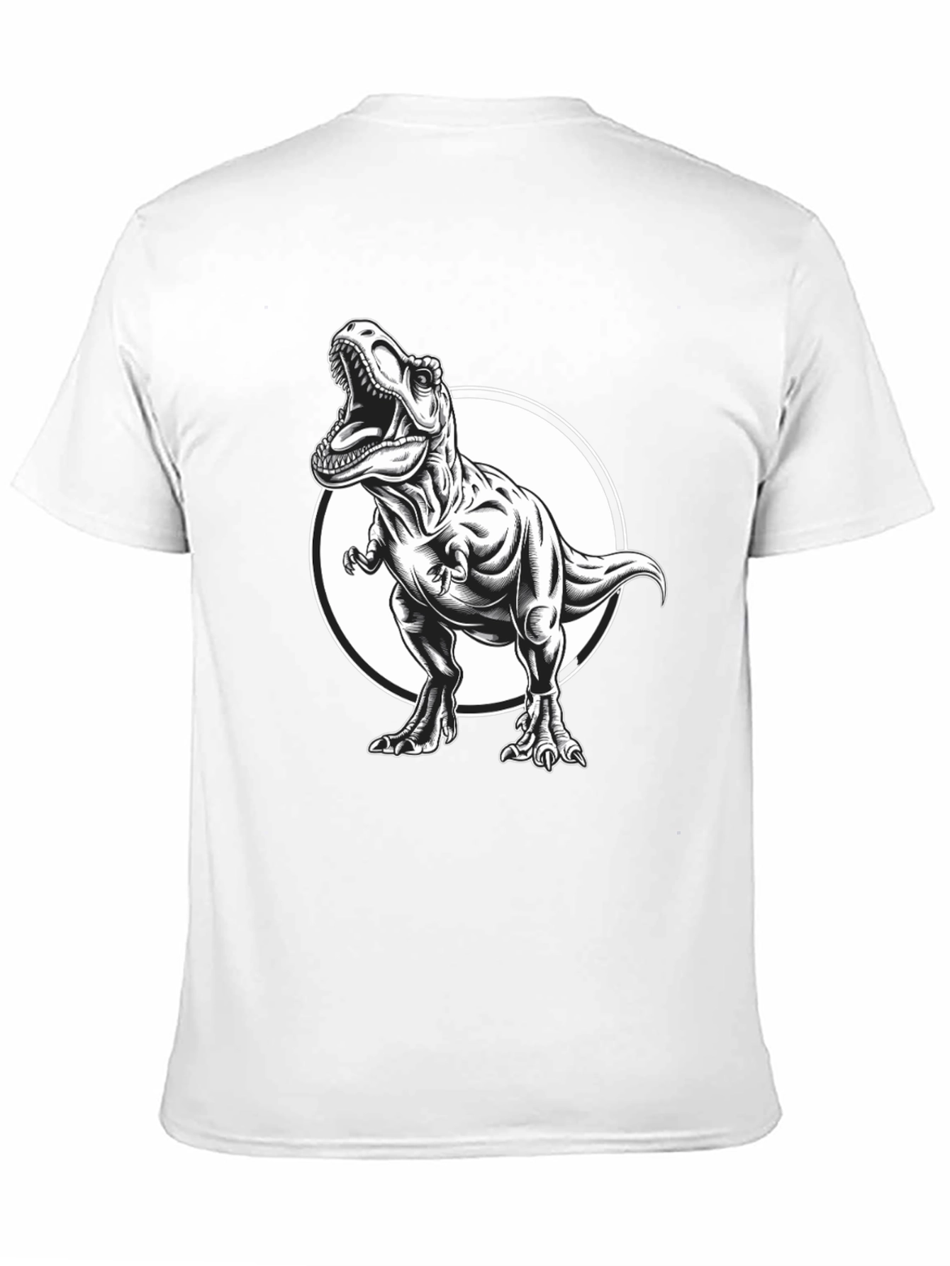T-Rex Graphic Tee - Black Dinosaur Shirt