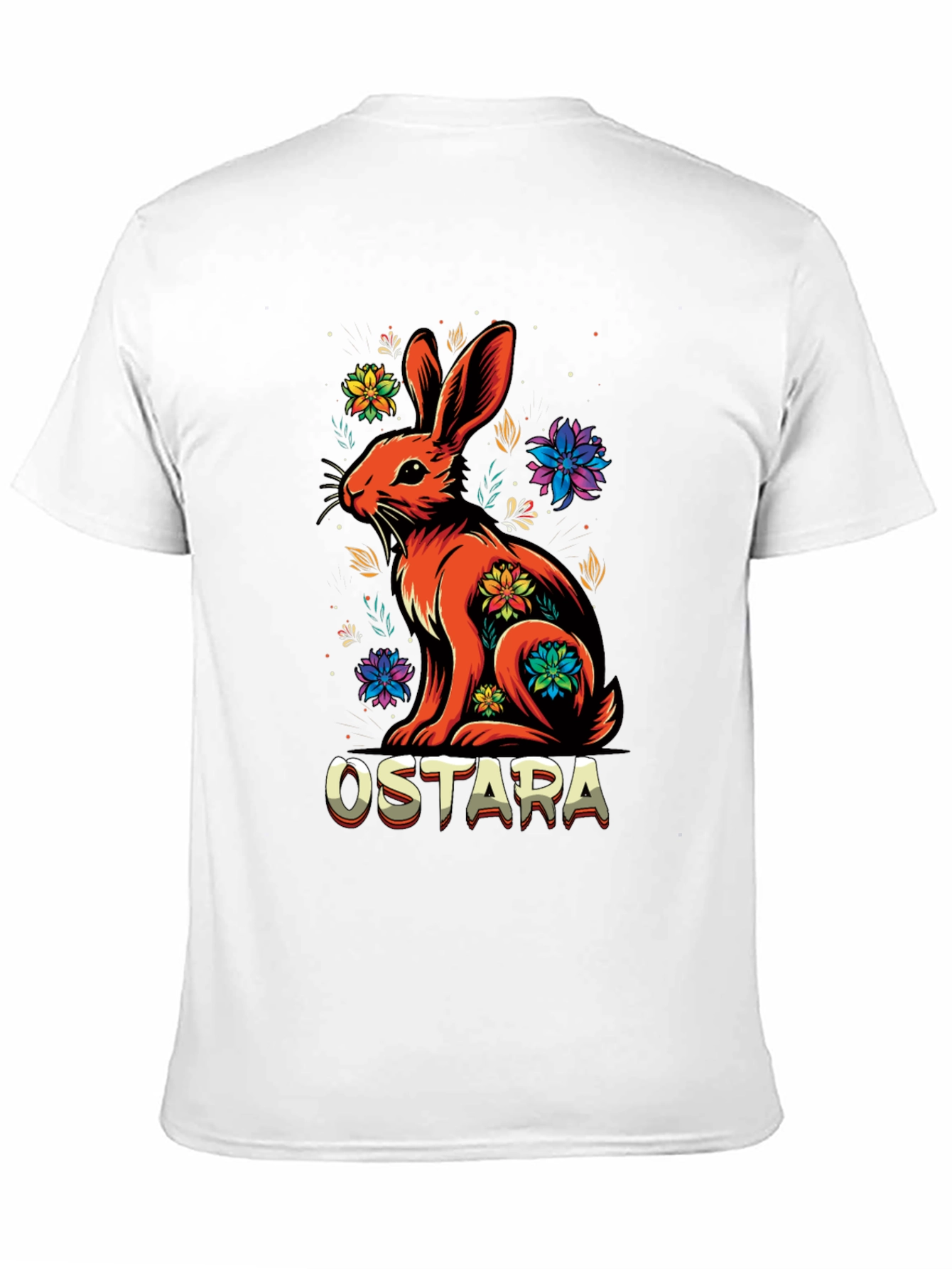Ostara Rabbit Floral Graphic Tee