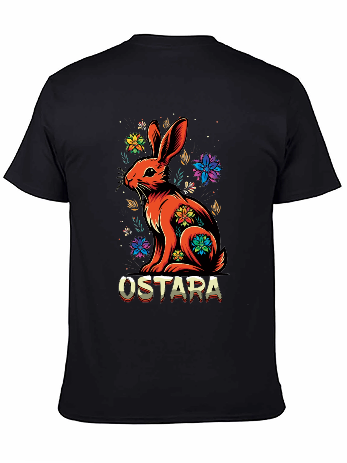 Ostara Rabbit Floral Graphic Tee
