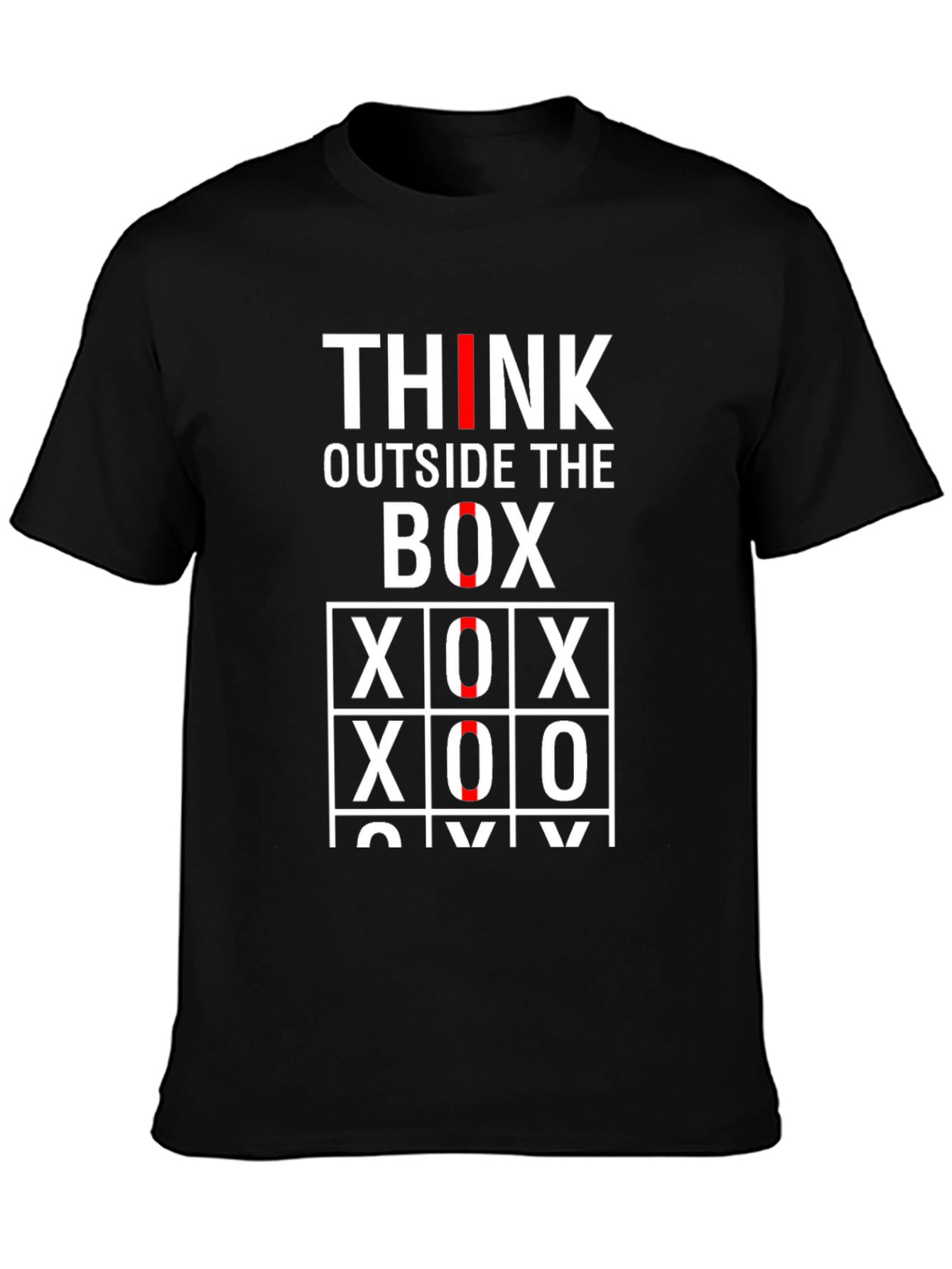 Think Outside the Box Tic-Tac-Toe Graphic Tee